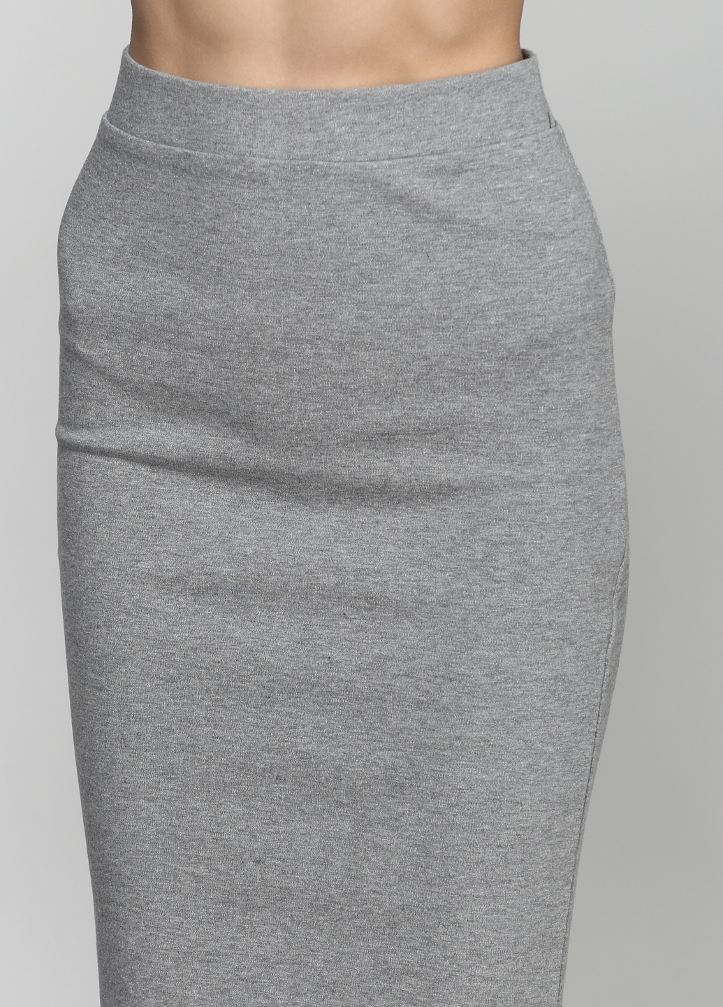 Светло-серая кэжуал однотонная юбка Silvian Heach мини