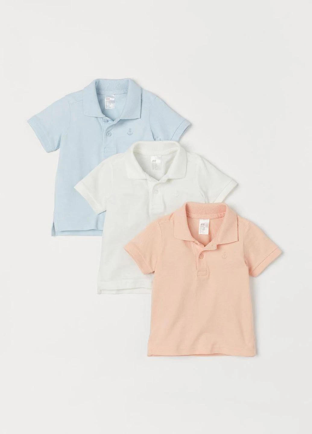 Бежевая летняя футболка H&M