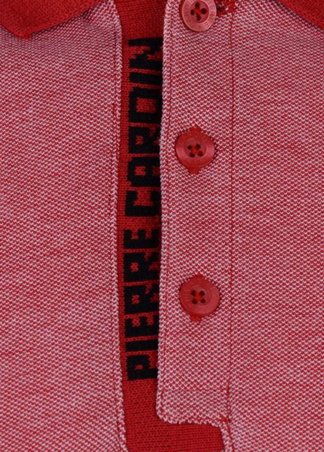 Бледно-красная футболка-поло для мужчин Pierre Cardin меланжевая