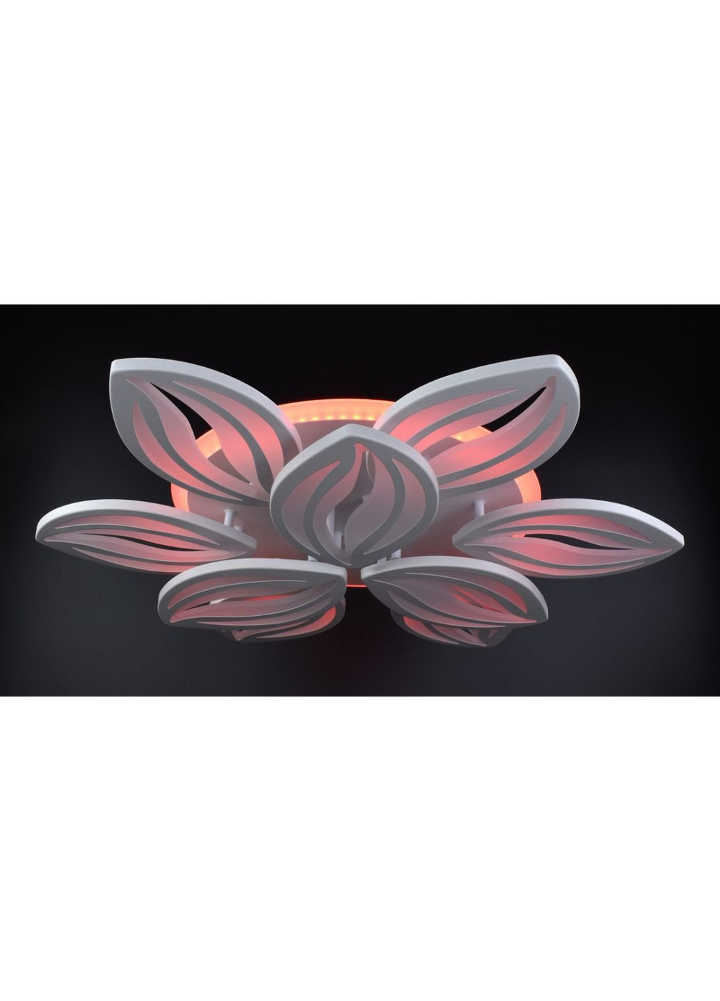 Люстра стельова LED з пультом A2325/6+3-RGB-wh Білий 10х70х70 см. Sunnysky (253628663)