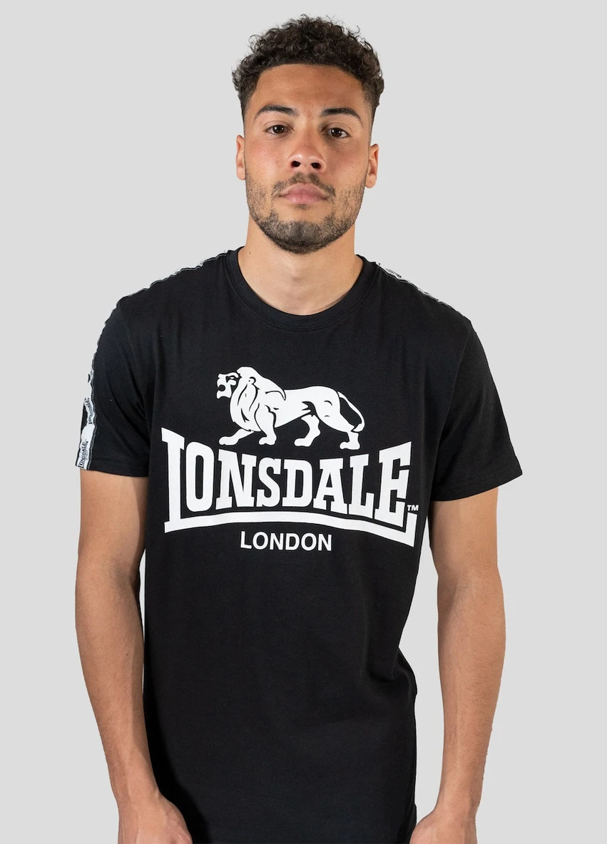 Чорна футболка Lonsdale SHEVIOCK 1234