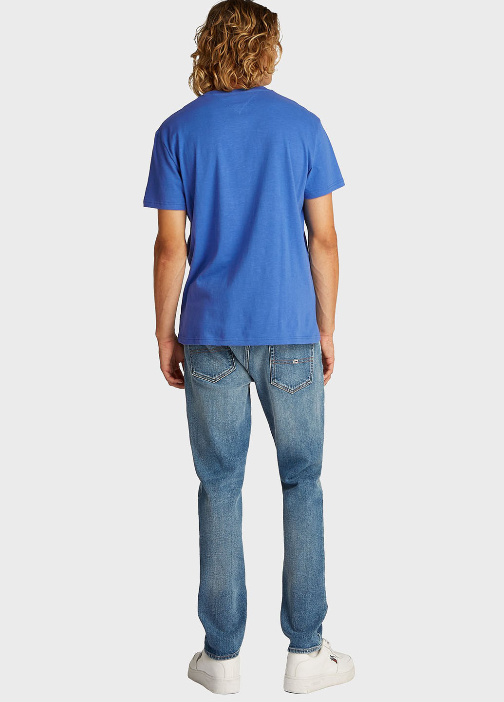 Темно-блакитна футболка Tommy Jeans