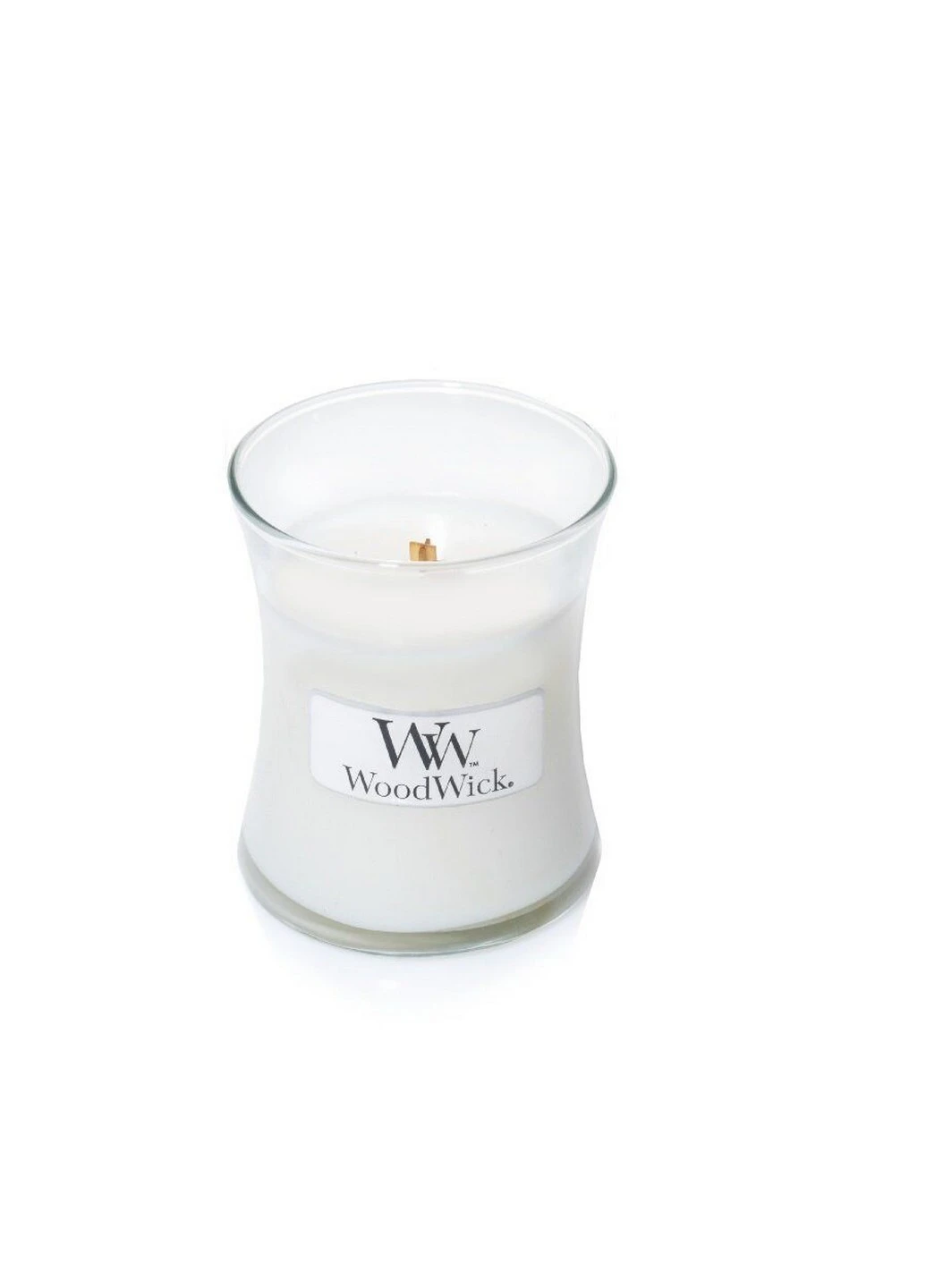 Ароматична свічка в склі Mini White Tea & Jasmine 85 г (98062E) WoodWick (227516094)