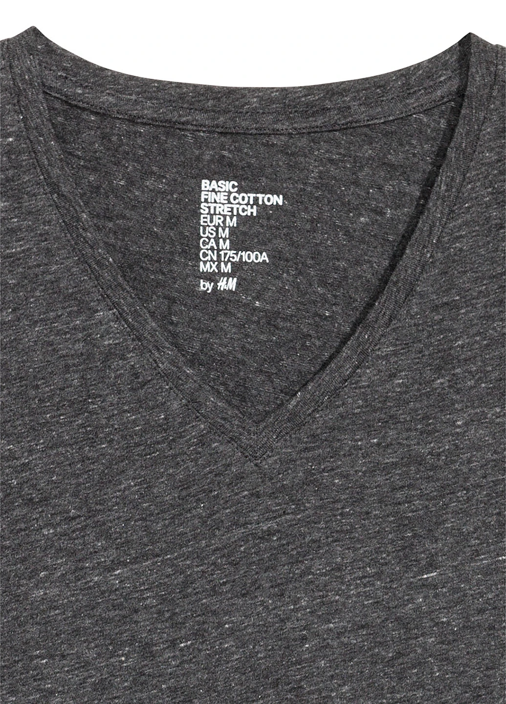 Темно-серая футболка H&M