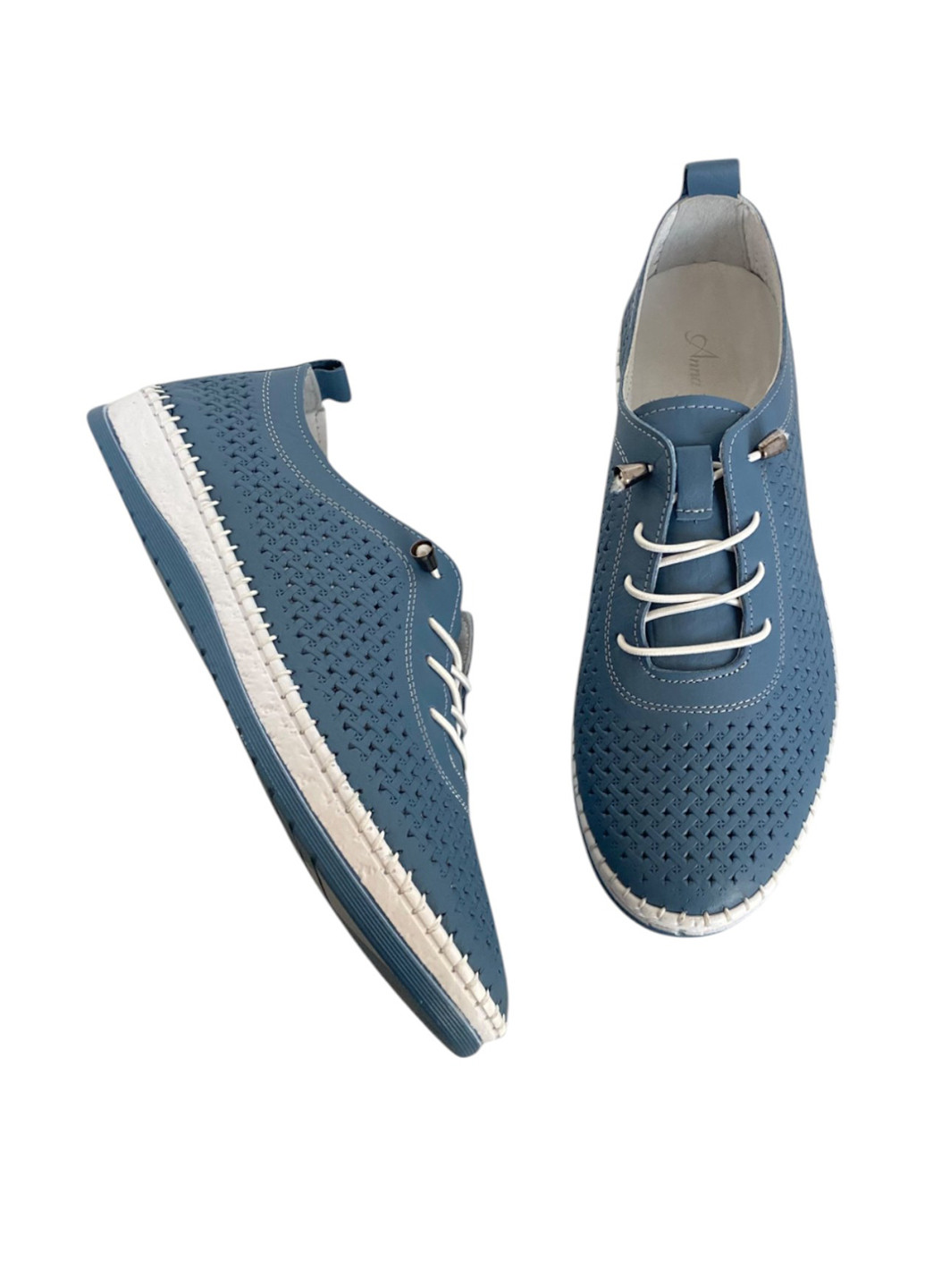 Anna Lucci Туфли синий з натуральная кожа, турция — лето (328004075)