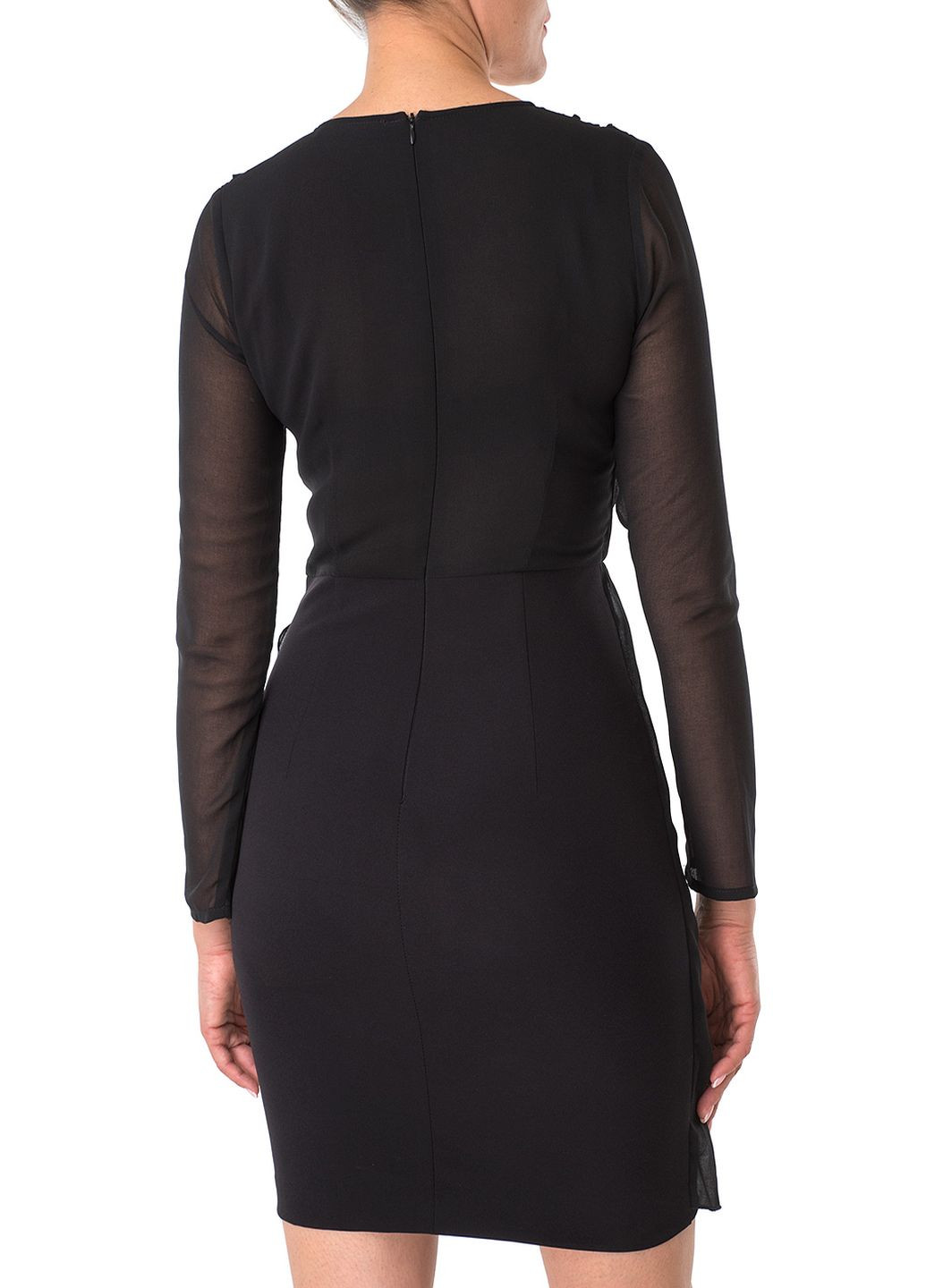 Черное кэжуал платье Cristina Gavioli однотонное