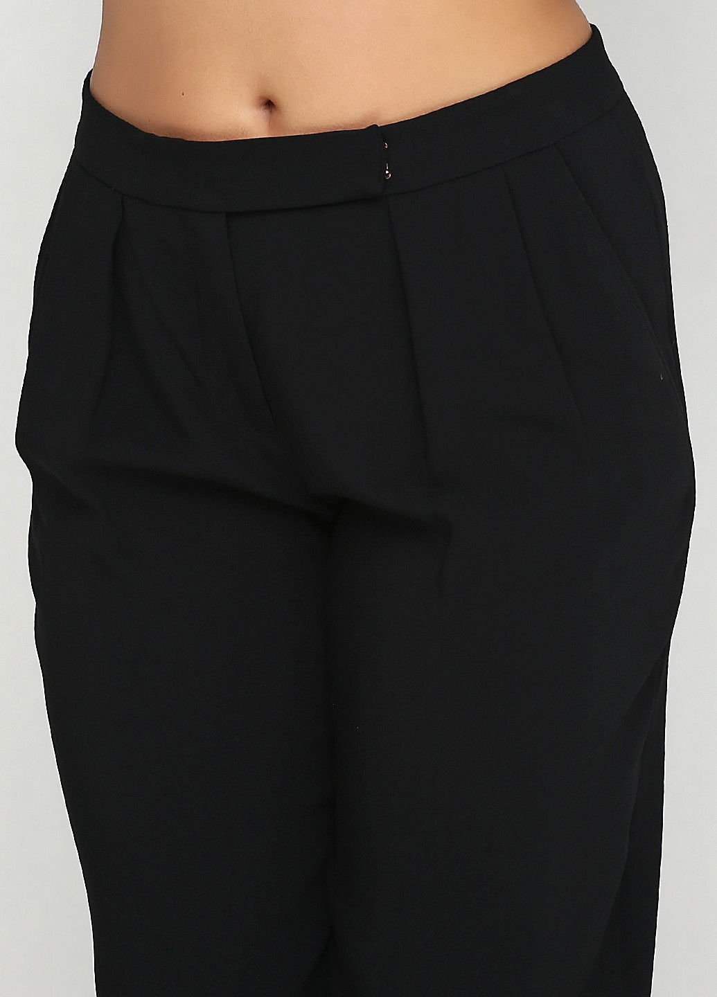 Черные кэжуал летние прямые брюки Cedric Charlier
