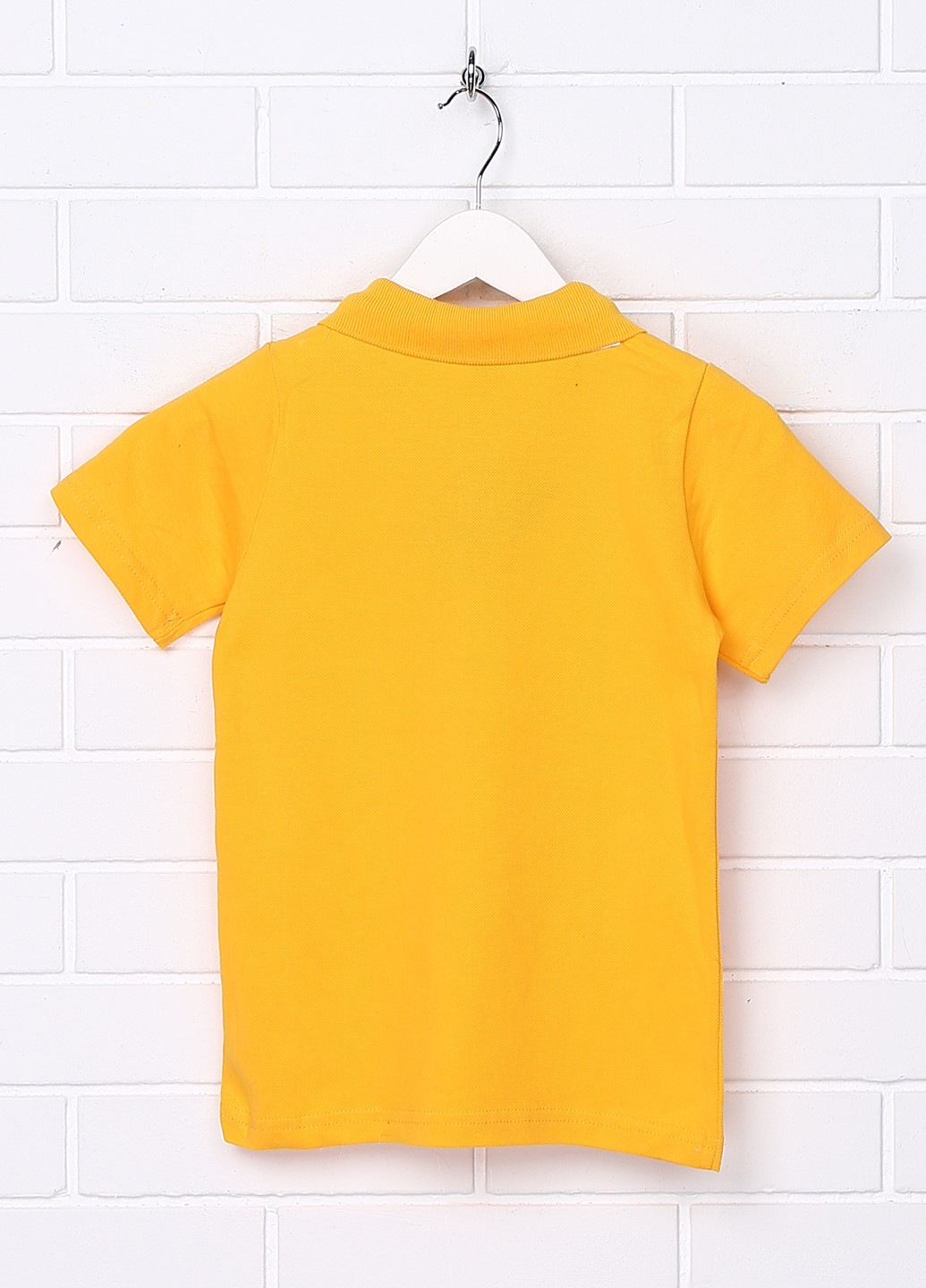 Желтая детская футболка-поло для мальчика Topolino с рисунком