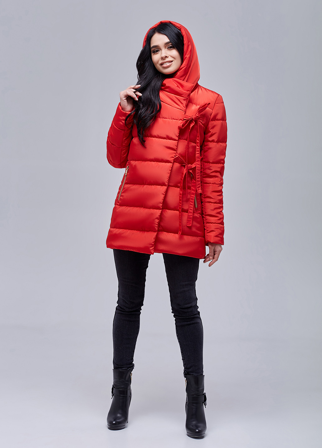 Красная демисезонная куртка Kristin