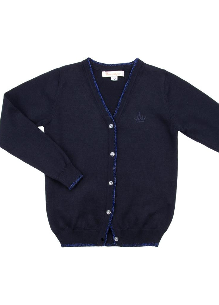 Кофта в'язана на гудзиками (V-1306-116G-blue) Breeze (202374491)