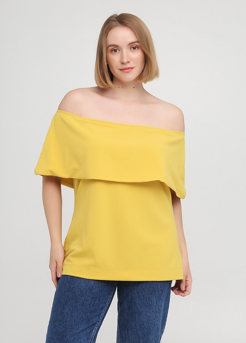 Желтая летняя блуза Next
