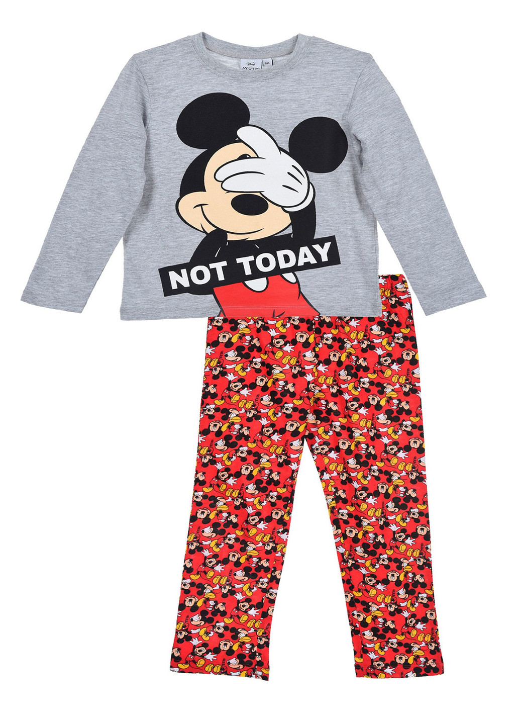 Сіра всесезон піжама (лонгслів, брюки) лонгслив + брюки Disney
