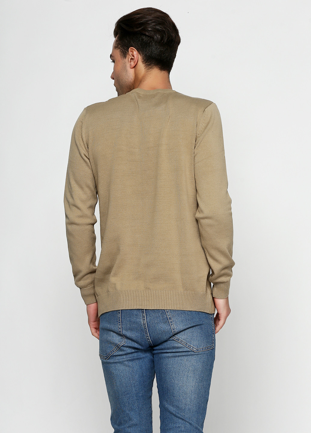 Светло-коричневый демисезонный пуловер пуловер Яavin