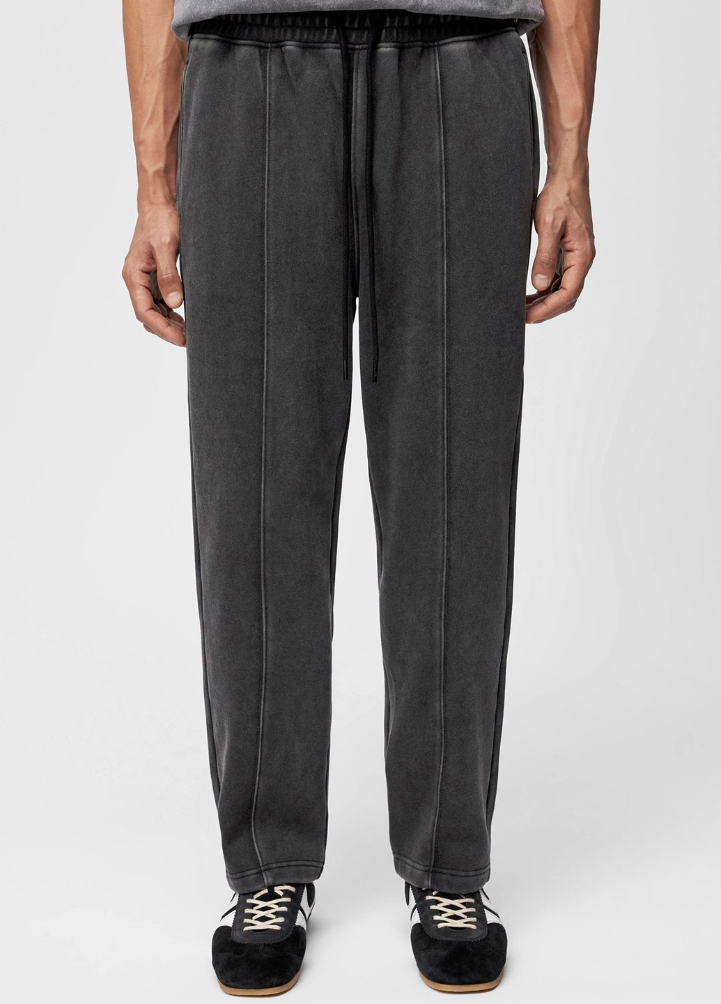 Серые кэжуал демисезонные зауженные брюки Drykorn