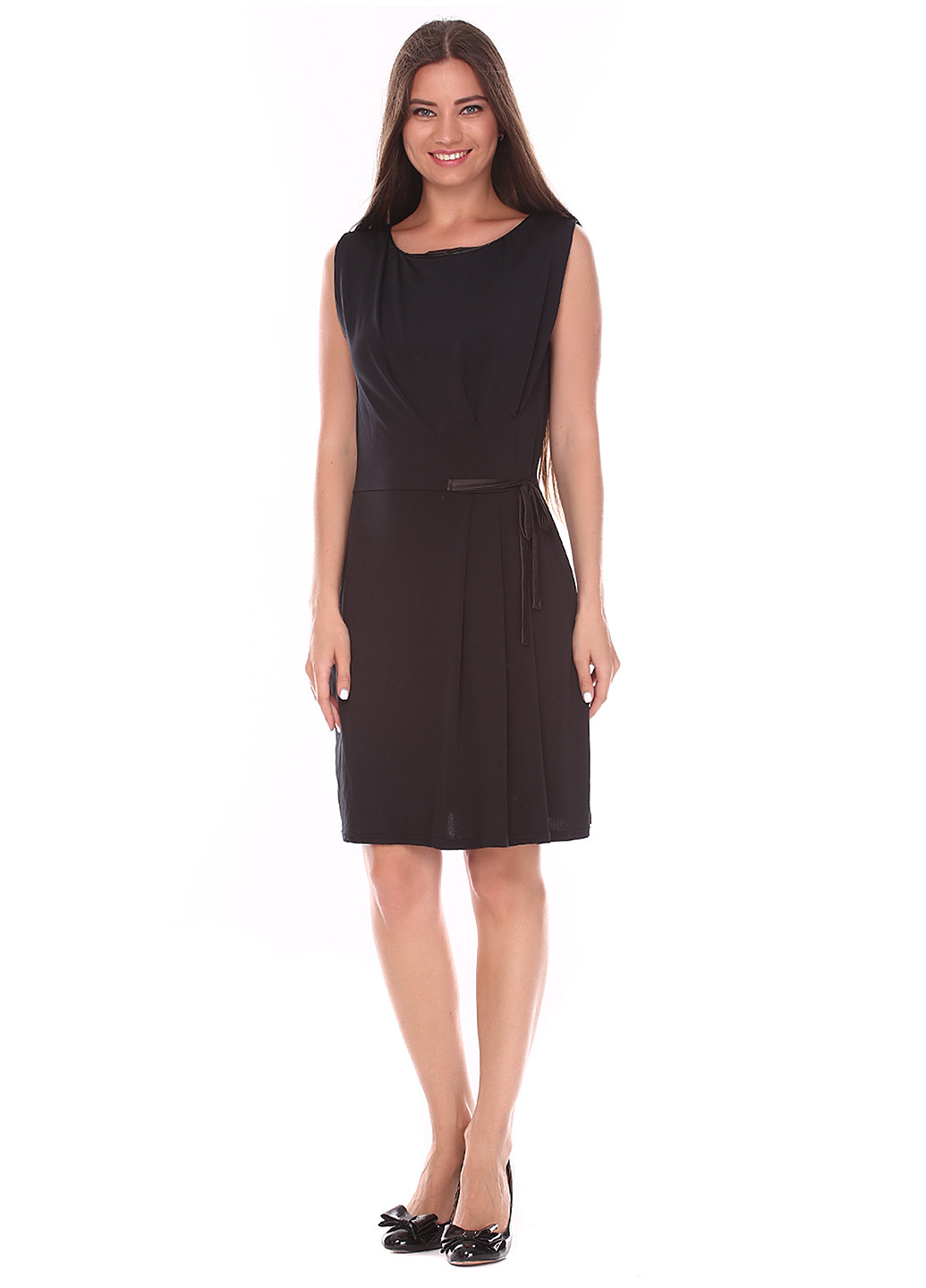 Чорна кежуал сукня Cache Cache однотонна