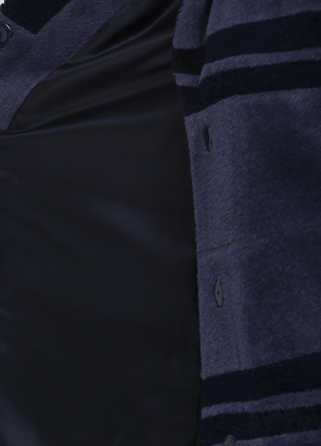 Темно-синє демісезонне Пальто однобортне Silenzio