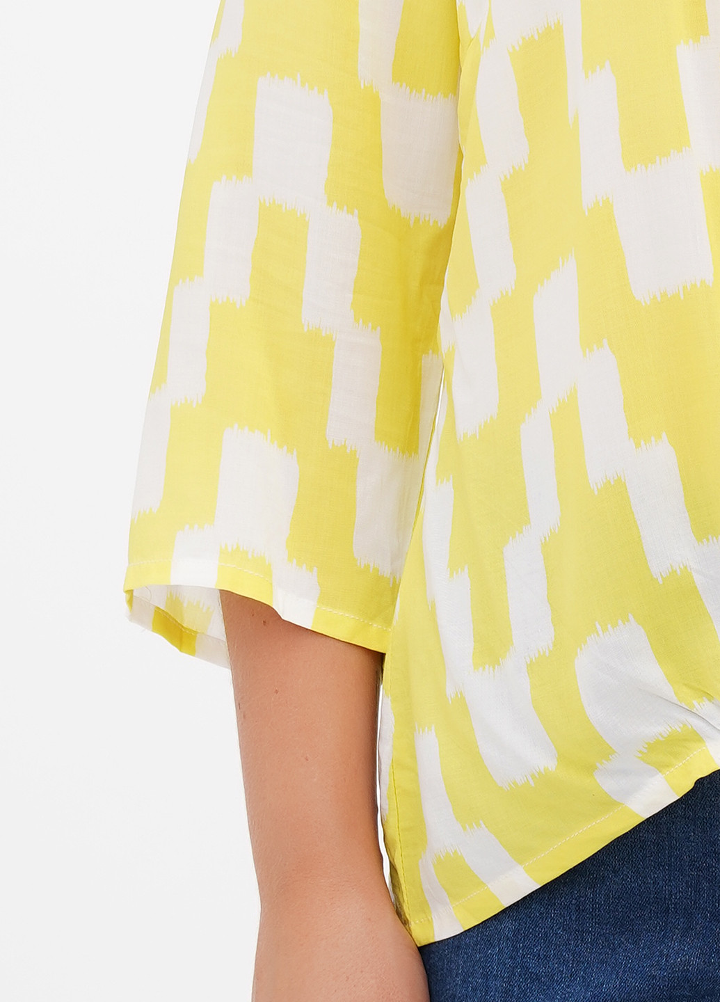 Жовта літня блуза Ambria