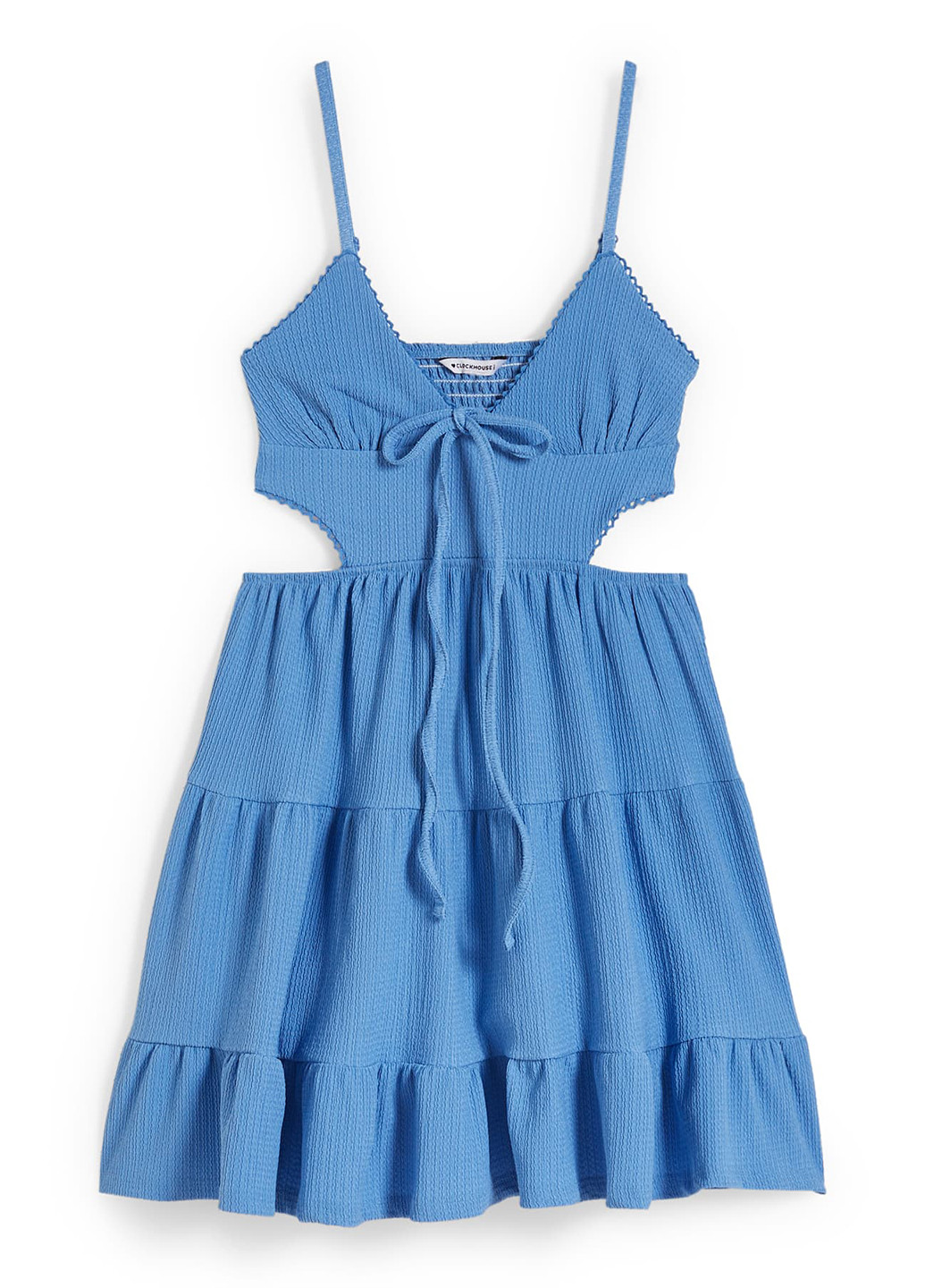 Синя кежуал сукня кльош C&A однотонна