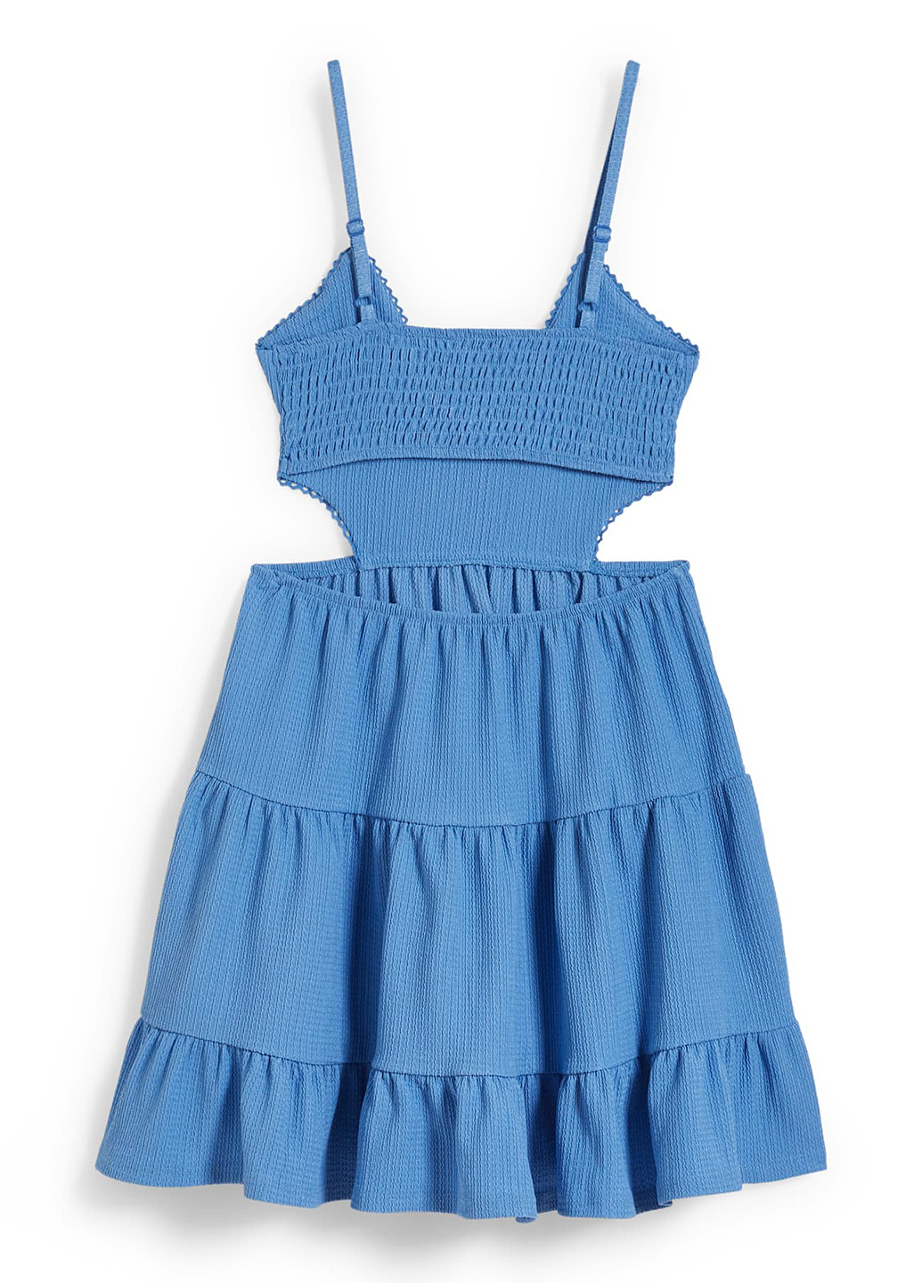 Синя кежуал сукня кльош C&A однотонна