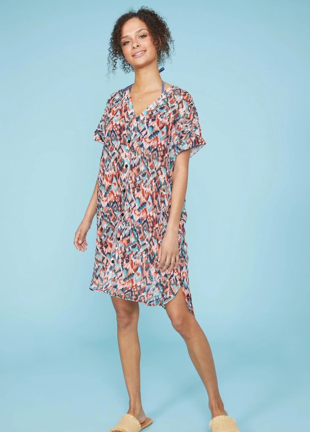 Комбинированное платье Boohoo
