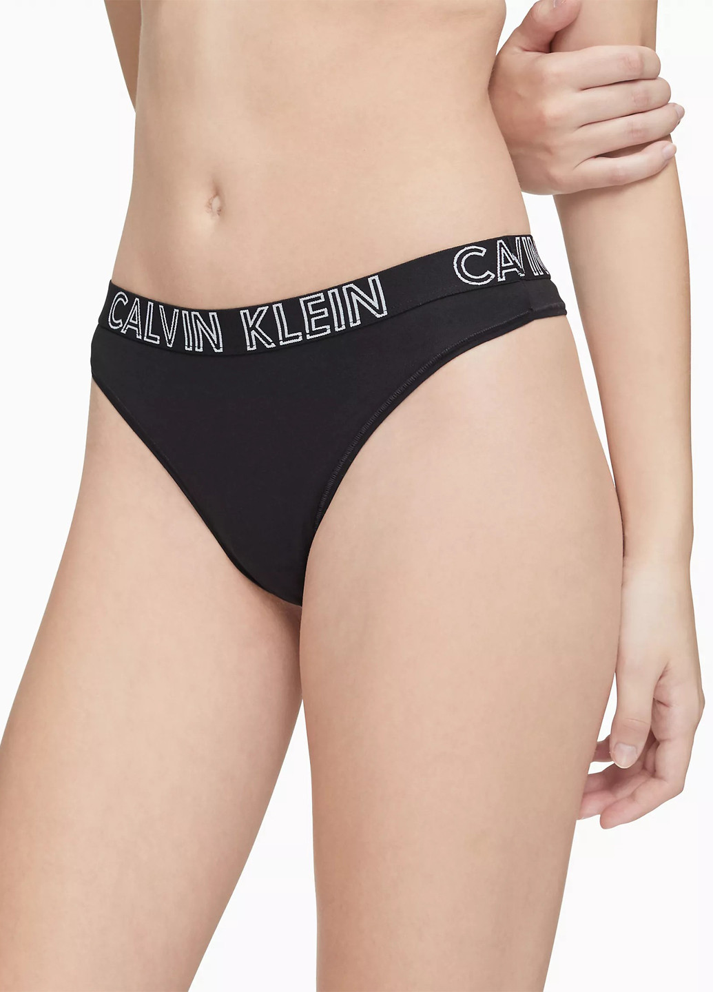 Черный демисезонный комплект (бюстгальтер, трусики) Calvin Klein