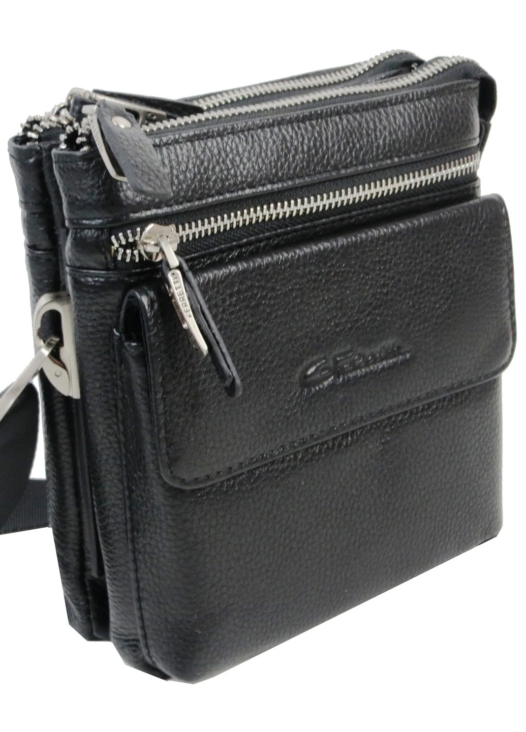 Мужская кожаная сумка 18,5х15,5х9 см Giorgio Ferretti (254595207)
