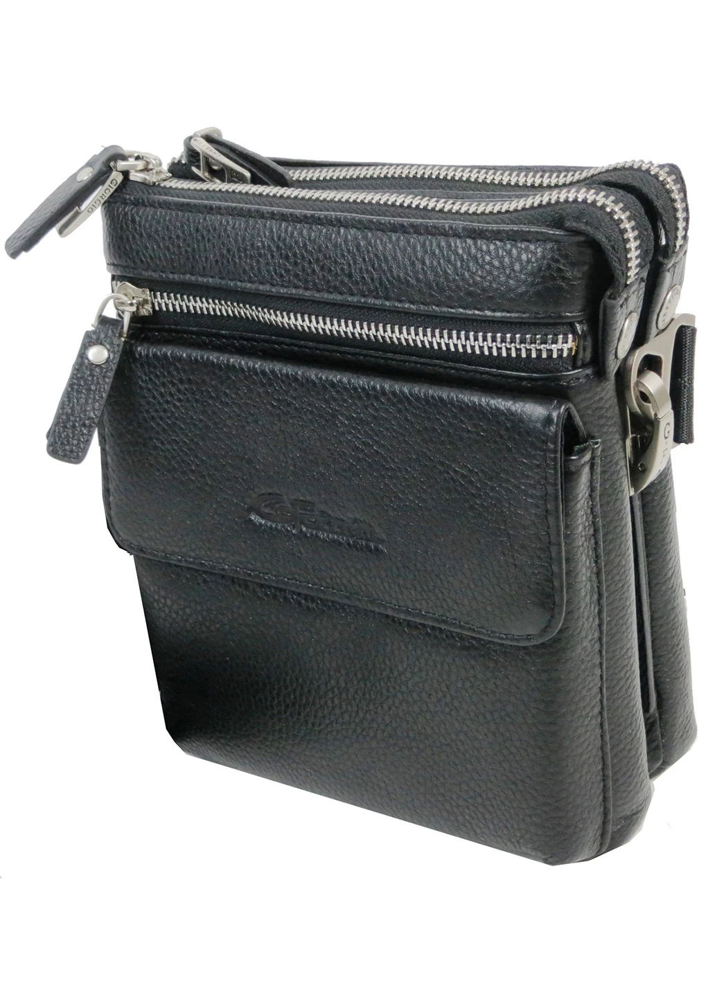 Мужская кожаная сумка 18,5х15,5х9 см Giorgio Ferretti (254595207)