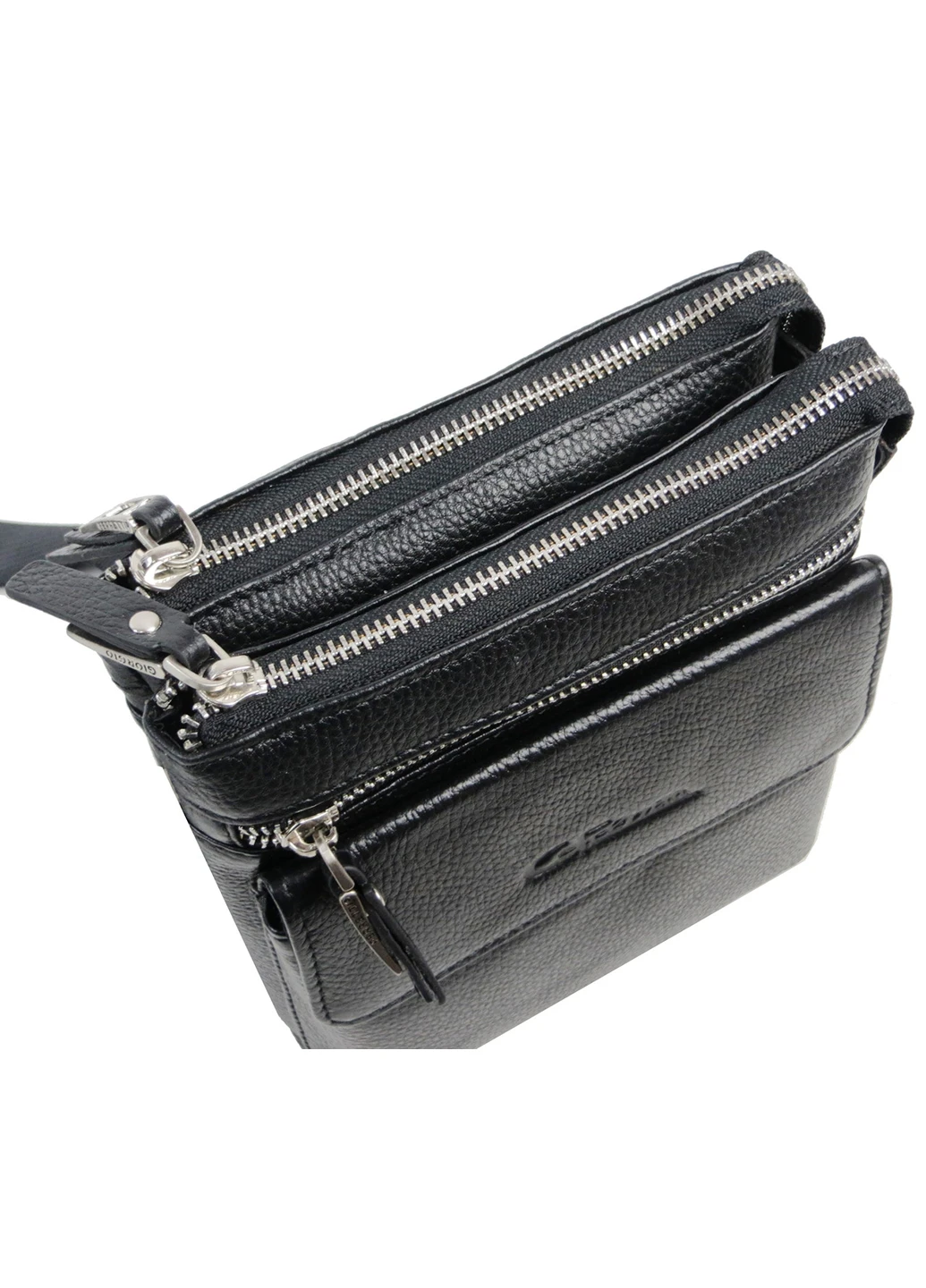 Мужская кожаная сумка 18,5х15,5х9 см Giorgio Ferretti (254595207)