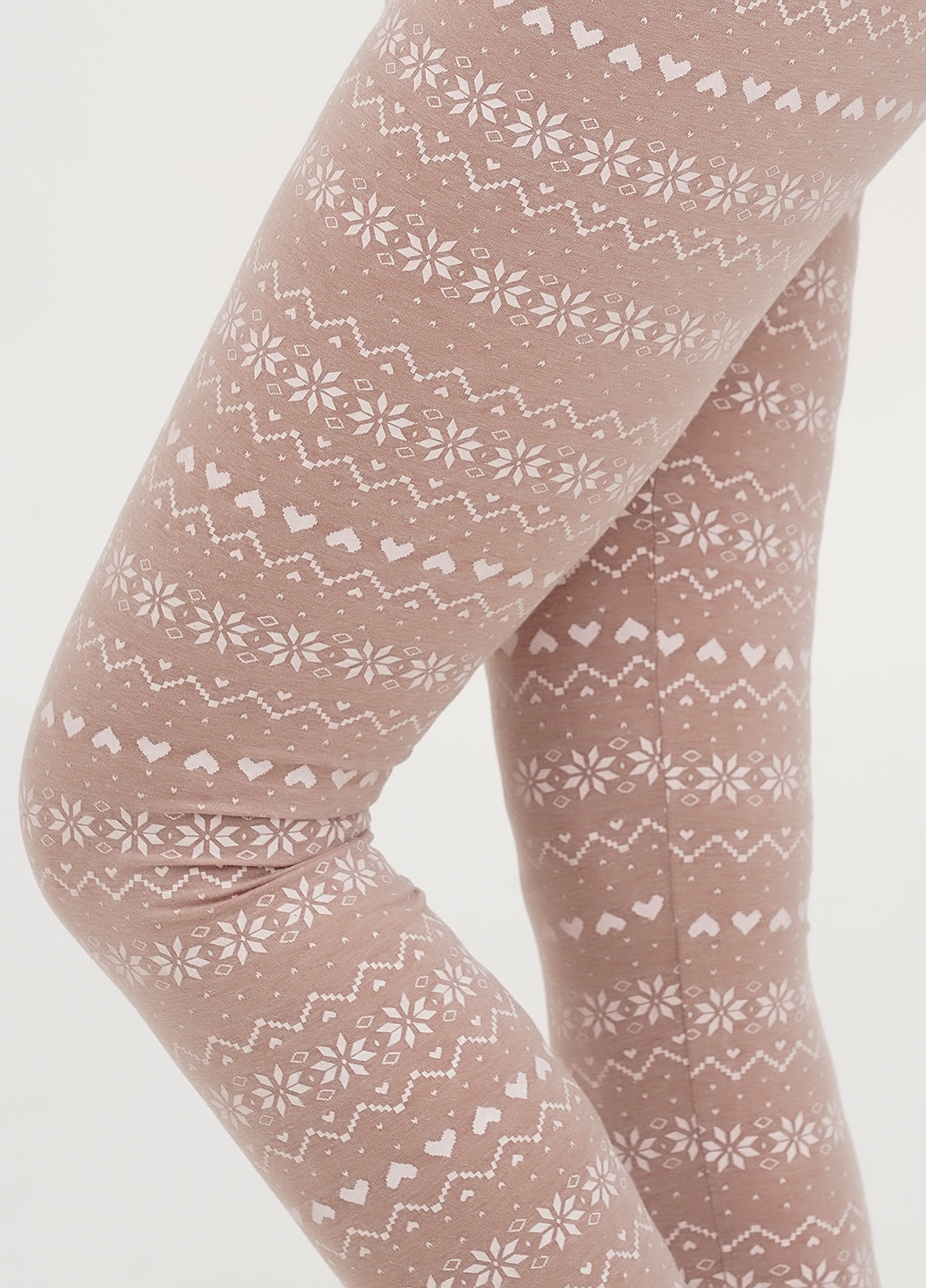 Бежевые демисезонные леггинсы H&M