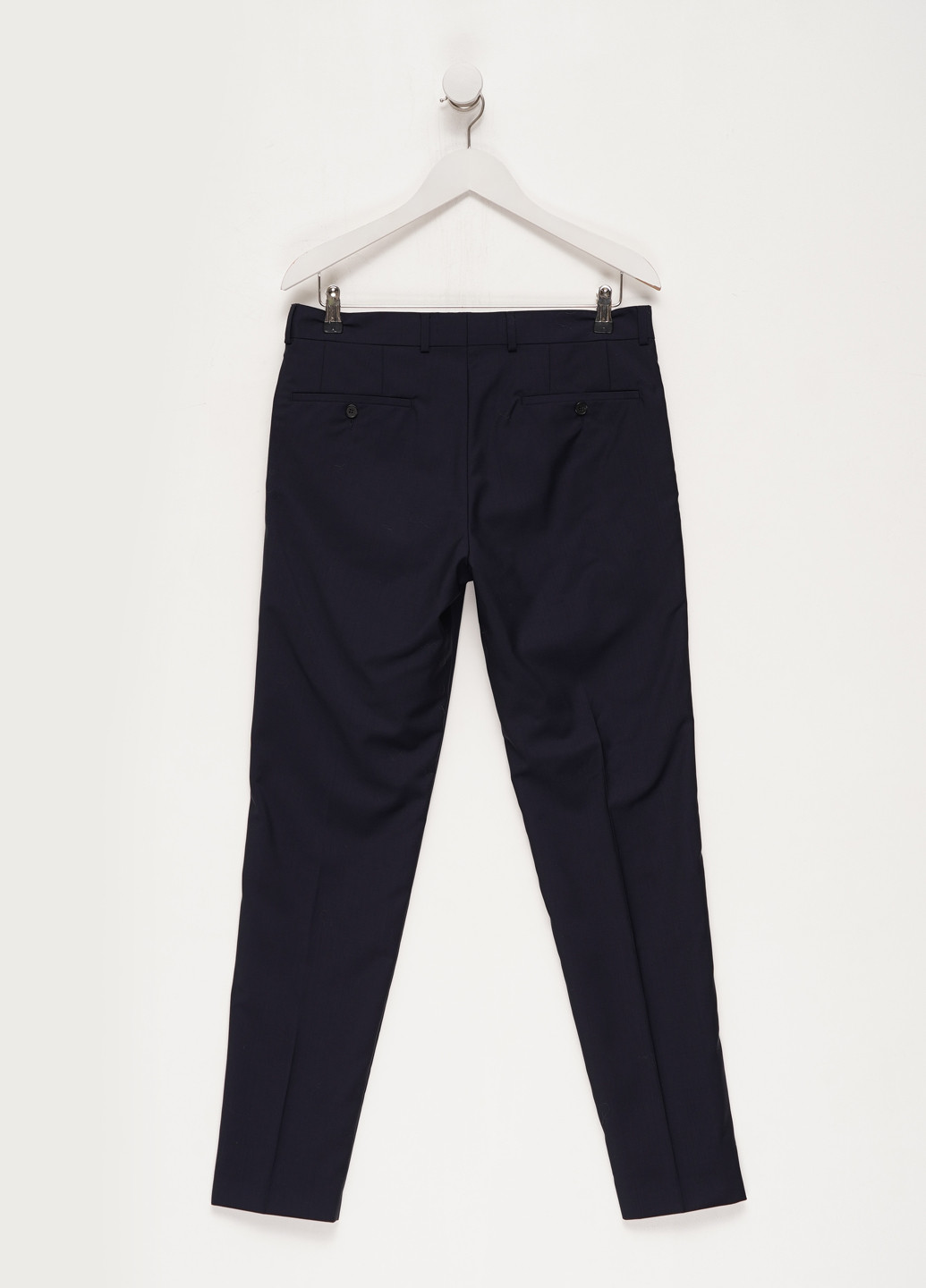 Темно-синие кэжуал демисезонные зауженные брюки S.Oliver