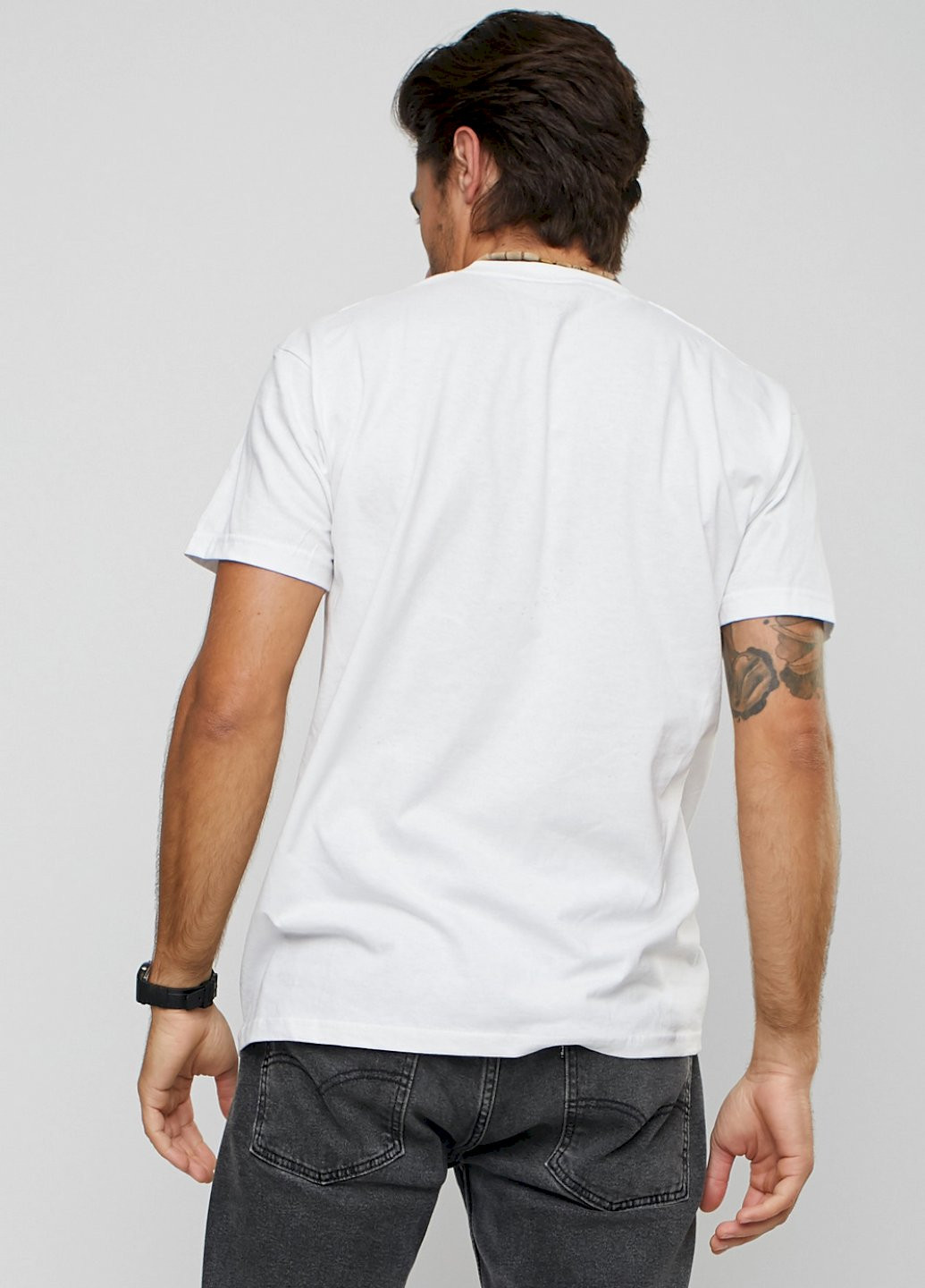 Біла футболка чоловіча basic YAPPI