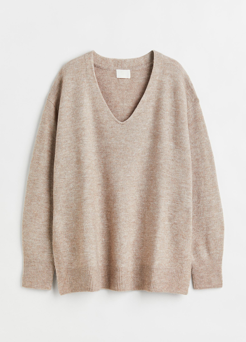 Бежевый демисезонный джемпер пуловер H&M
