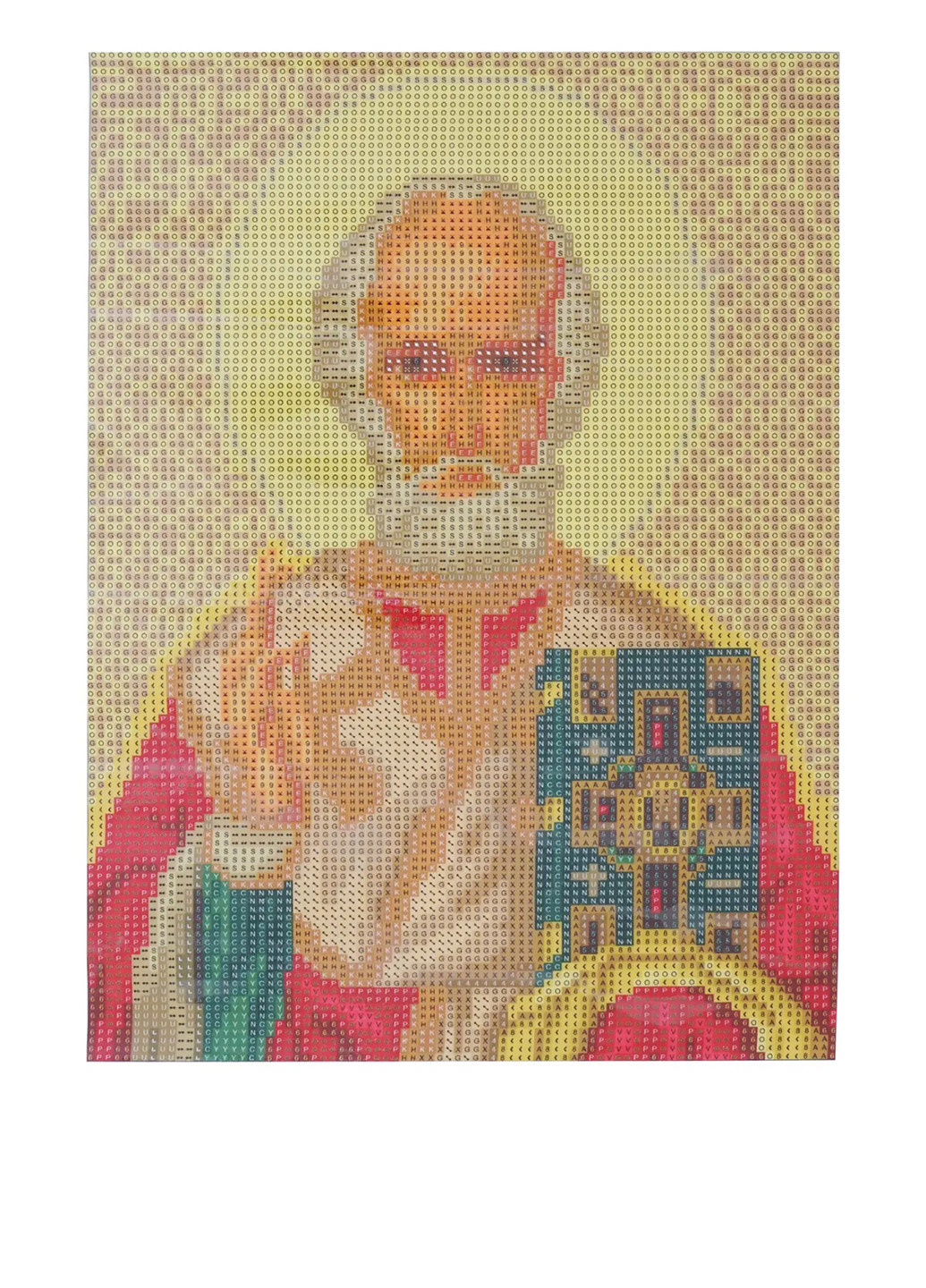 Картина из самоцветов Икона Николай Чудотворец, 30х40 см TV-magazin (257286660)