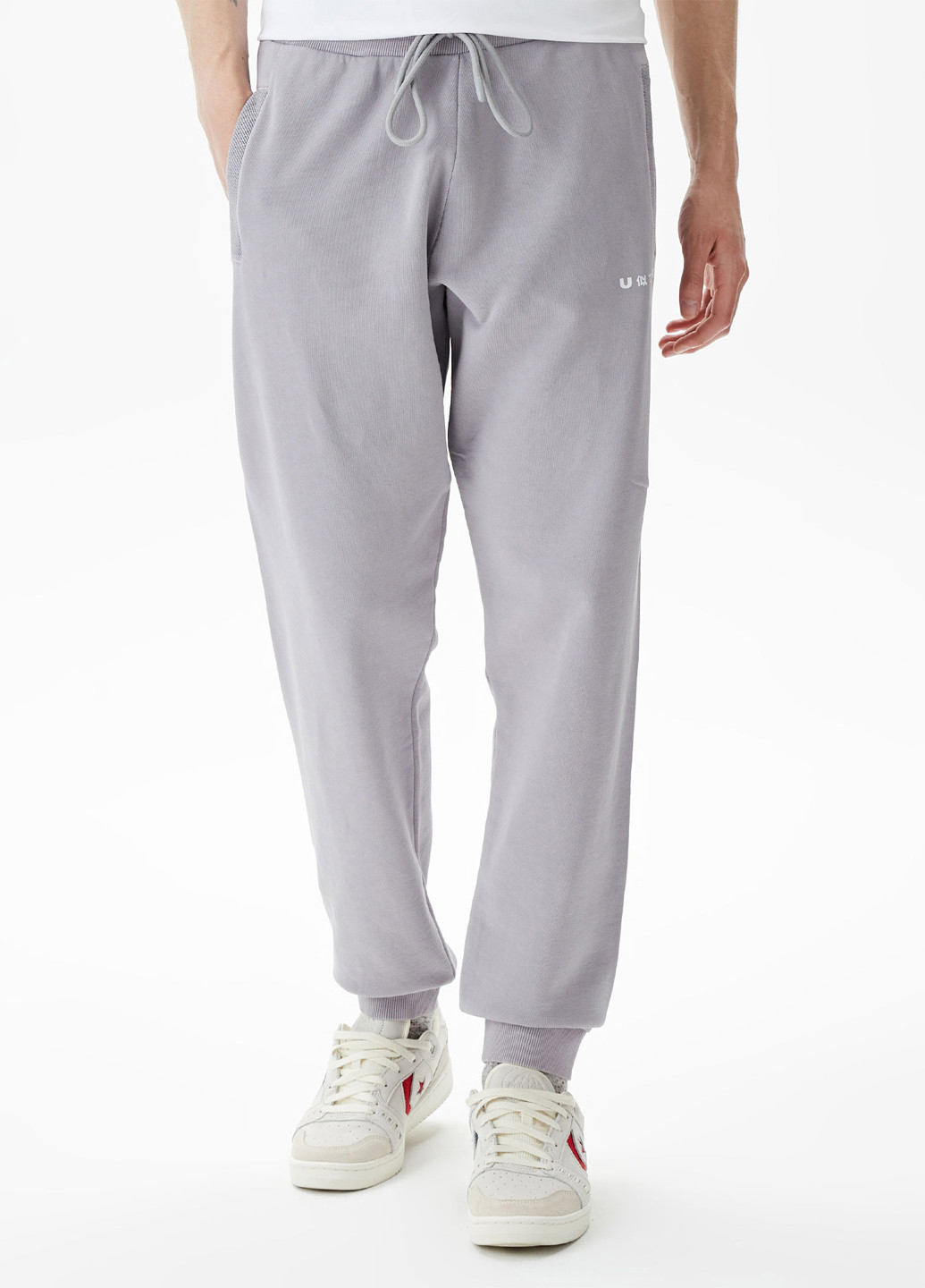Серые спортивные демисезонные джоггеры брюки UNITED4