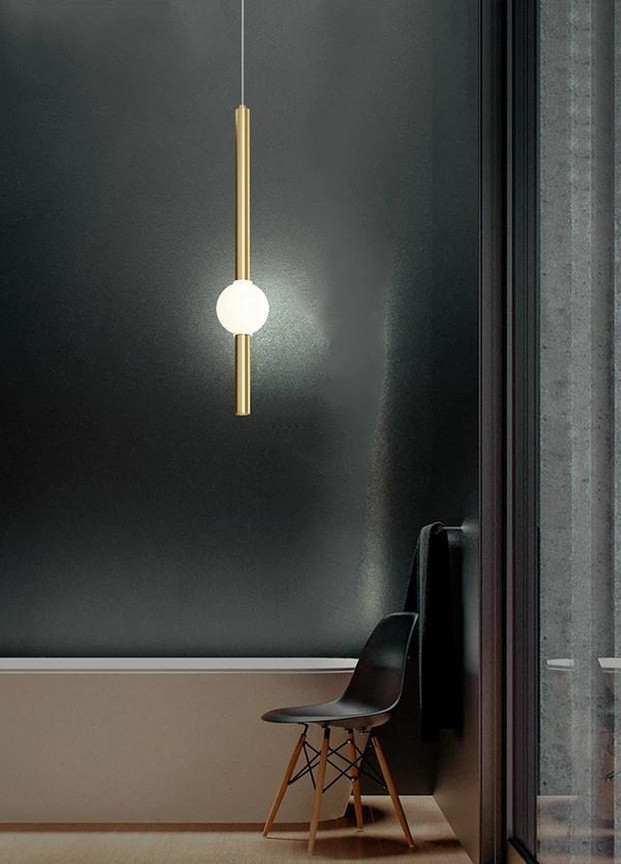 Люстра потолочная LED ND7044/900VB-k Латунь 100х10х10 см. Sunnysky (253122352)