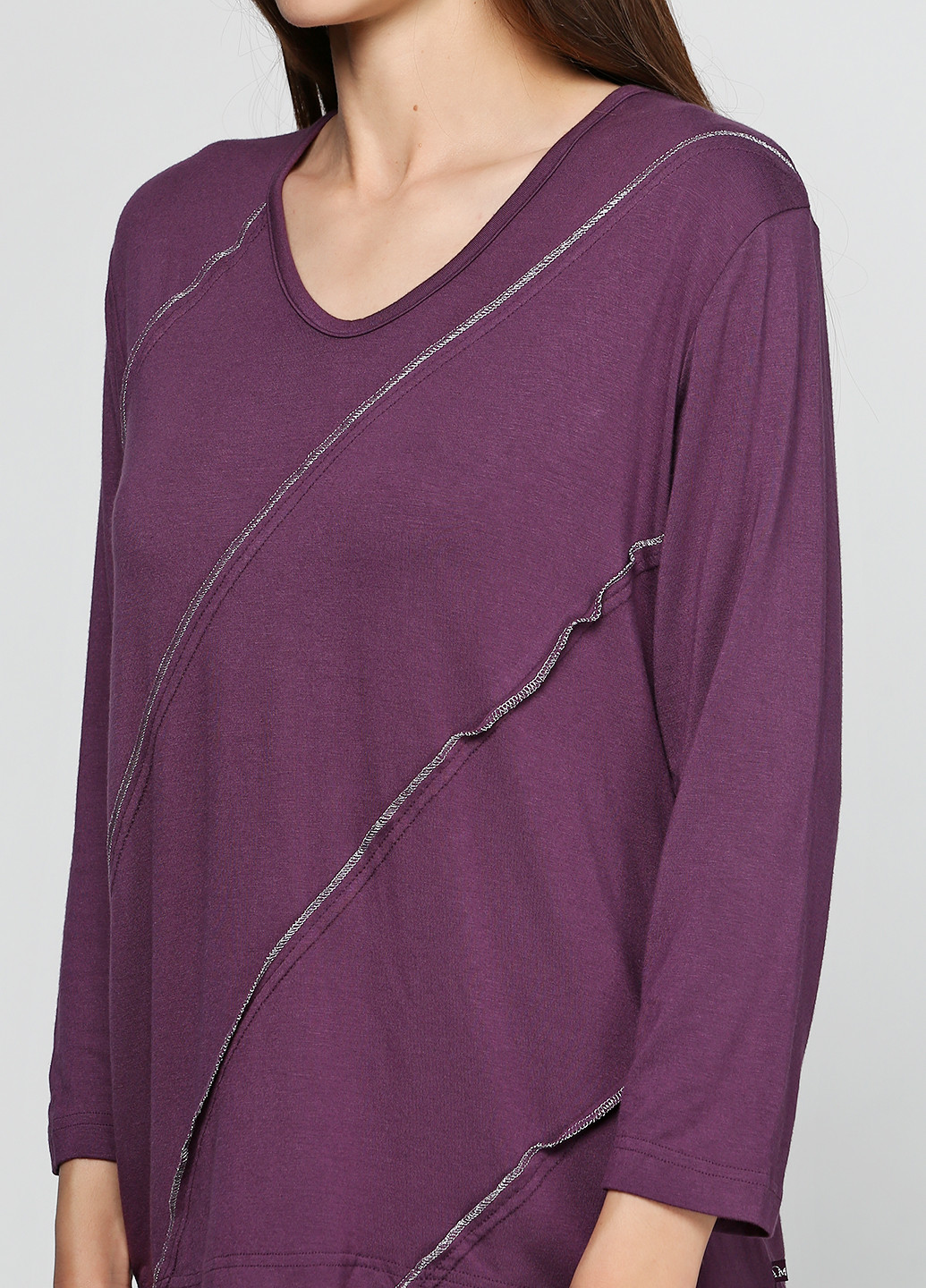 Світло-фіолетова демісезонна блуза Amalia