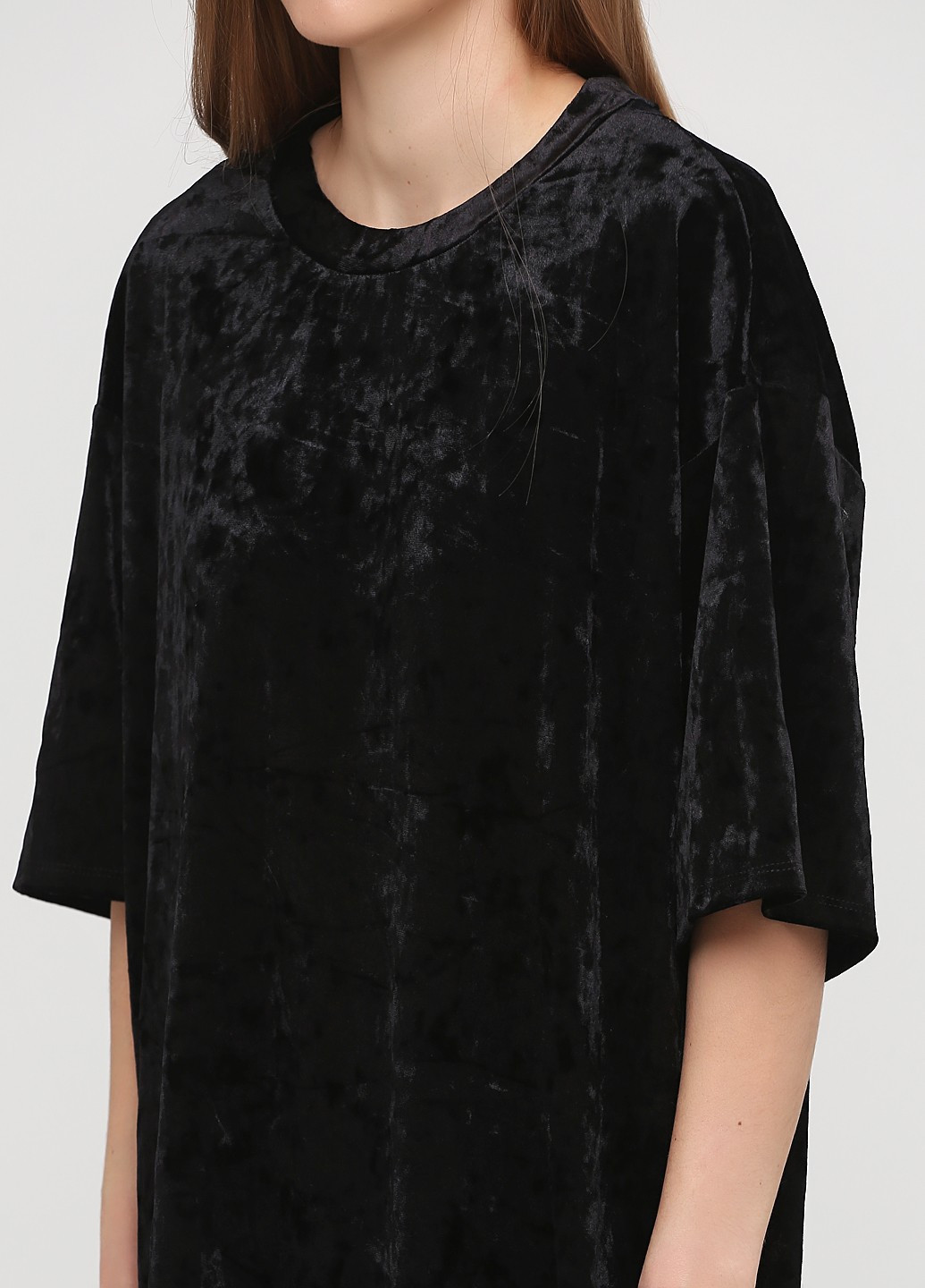 Черное кэжуал, коктейльное платье оверсайз, платье-футболка Monki однотонное