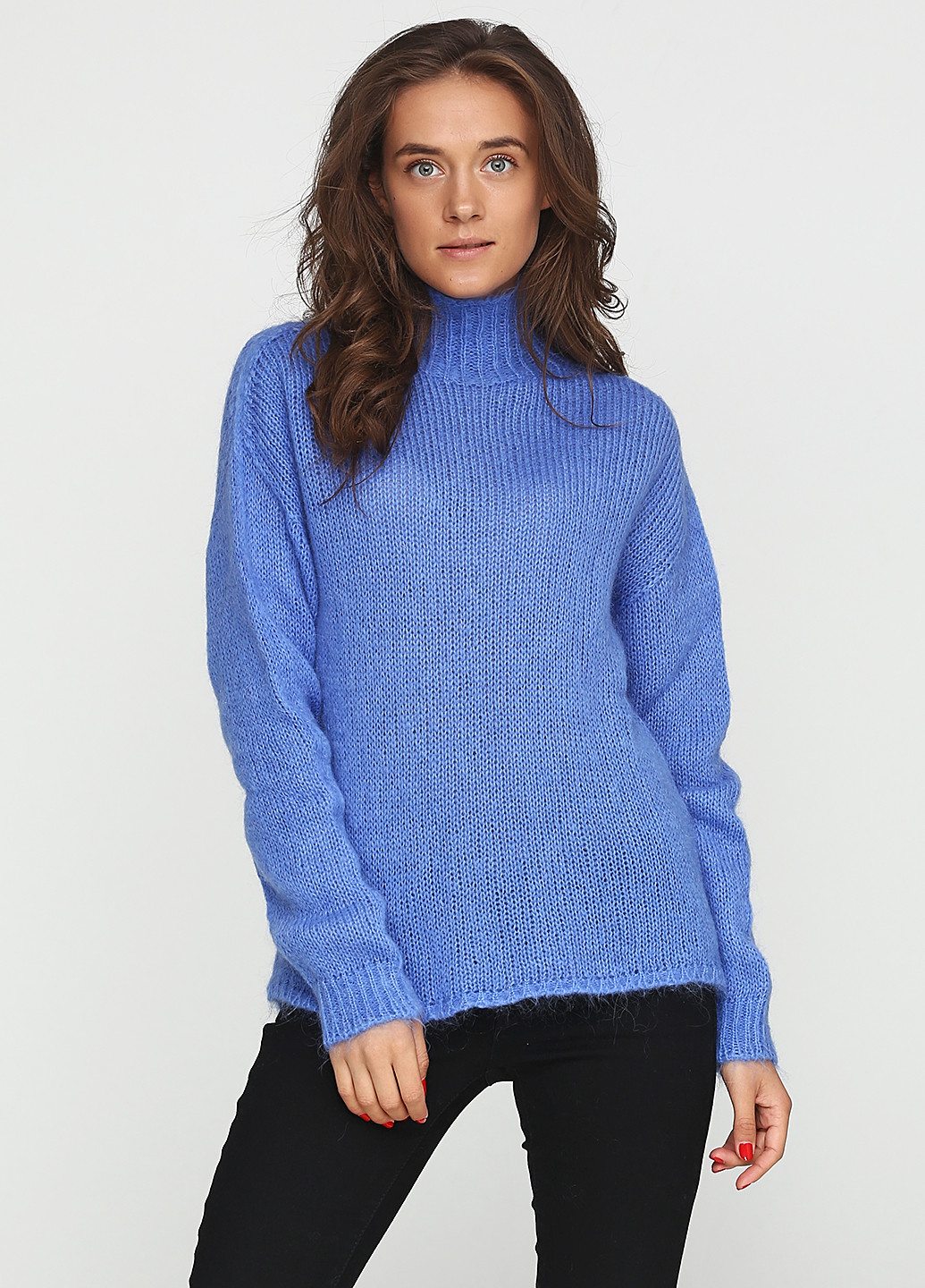 Синий демисезонный свитер Barbara Alvisi