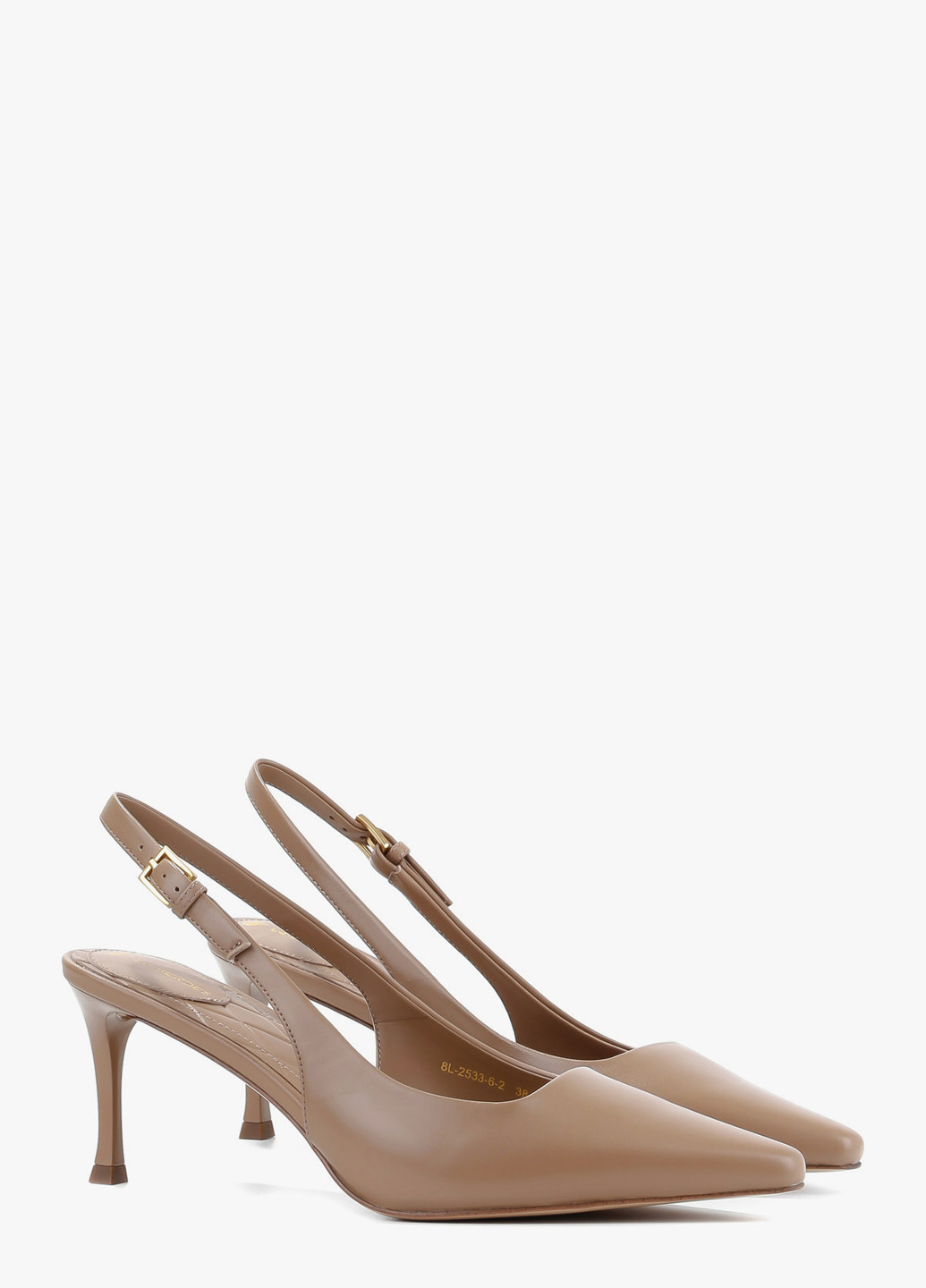 Le'BERDES Туфли слингбеки бежевый з натуральная кожа, украина — лето (322088027)