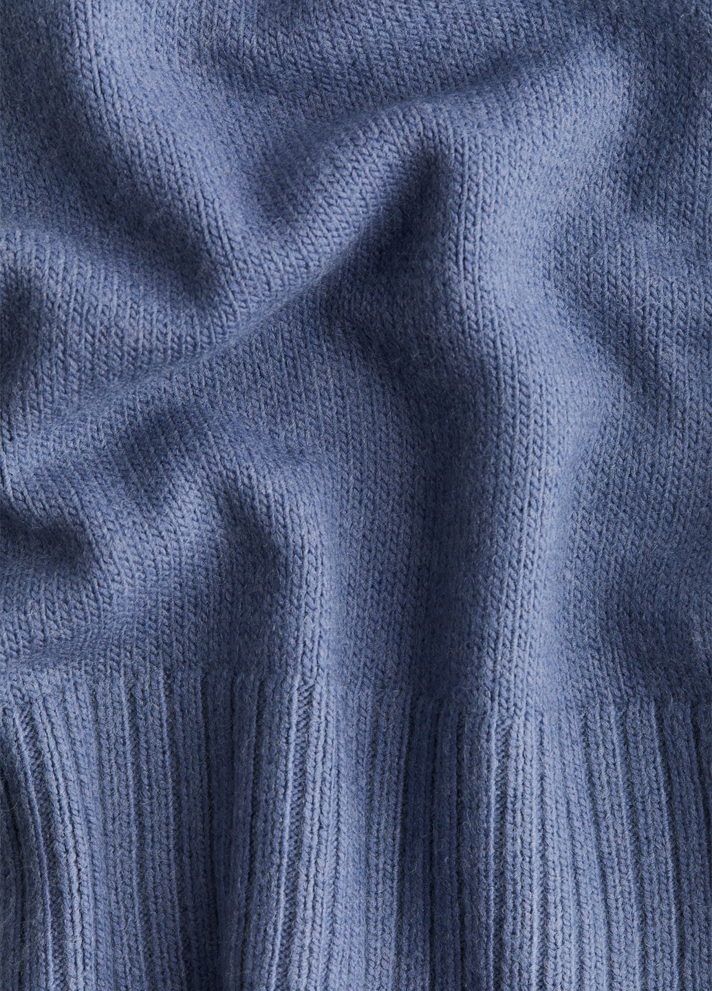 Серо-синий зимний свитер H&M