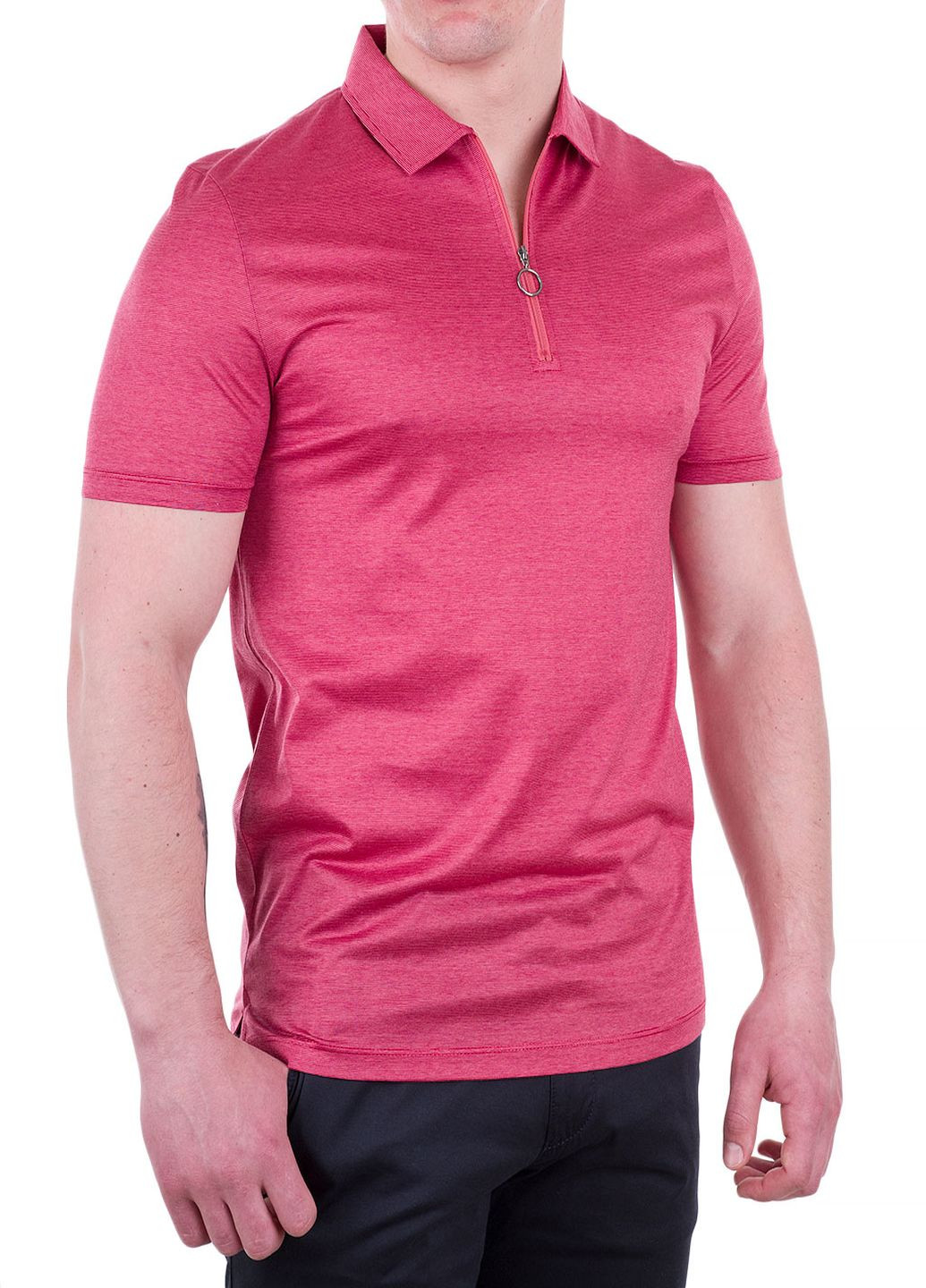 Красная футболка-поло для мужчин Roy Robson однотонная