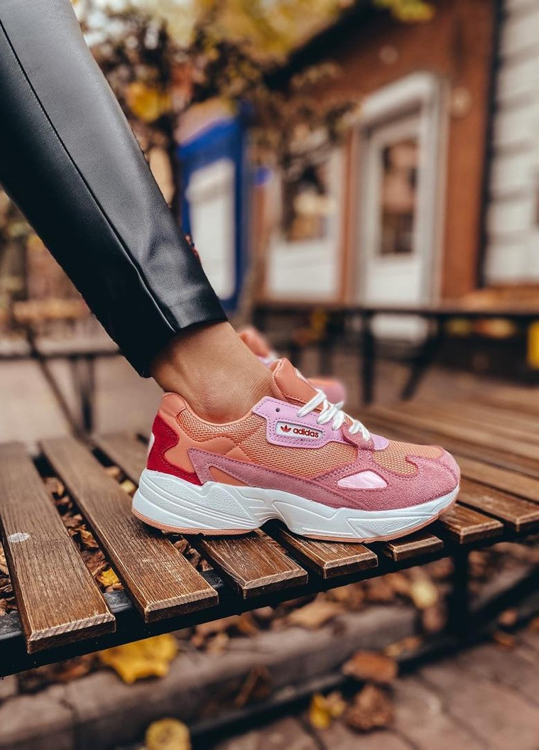 Цветные всесезонные кроссовки adidas Falcon Pink Адидас ‣ Купить в ...