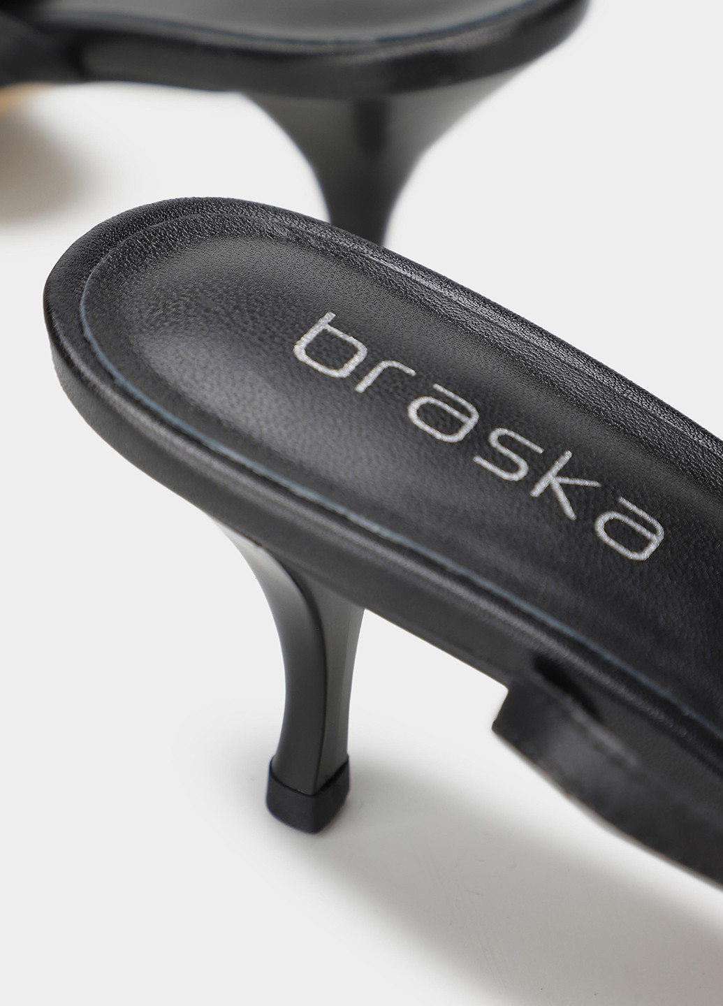 Braska Туфлі слінгбекі чорний з натуральна шкіра, — літо (363485281)