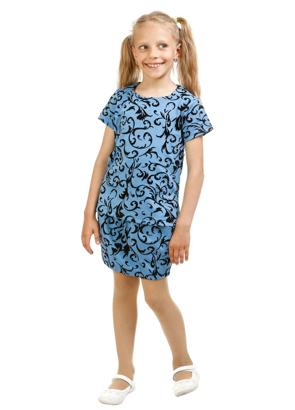 Синяя кэжуал юбка Kids Couture со средней талией