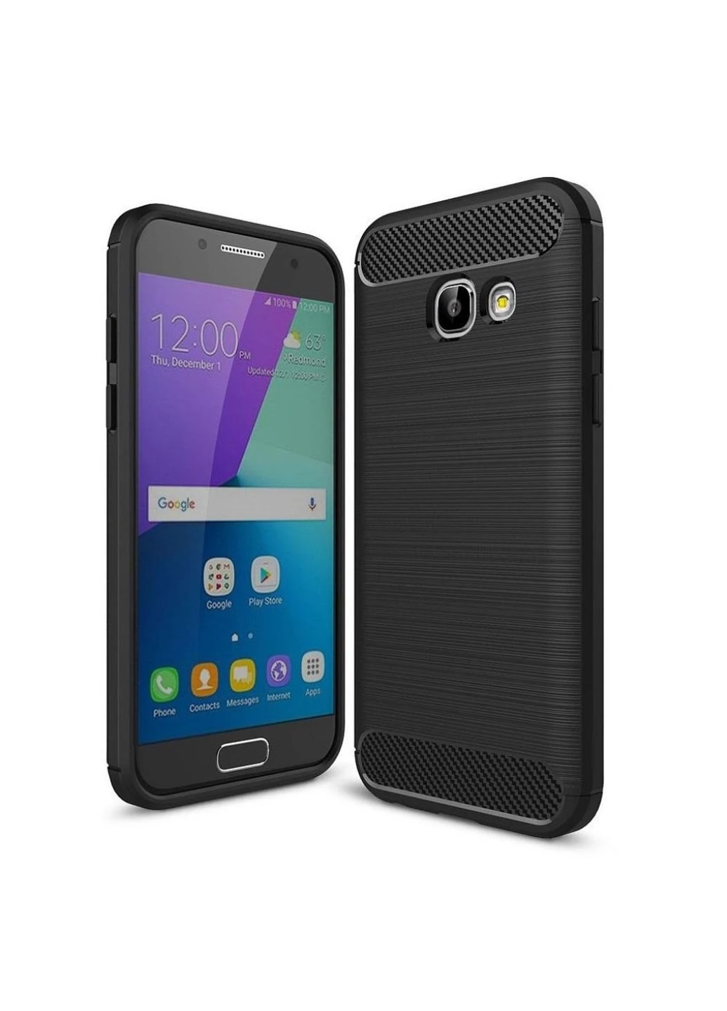 Чохол для мобільного телефону (смартфону) для SAMSUNG Galaxy A3 2017 Carbon Fiber (Black) Laudtec (LT-A32017B) BeCover (201132814)