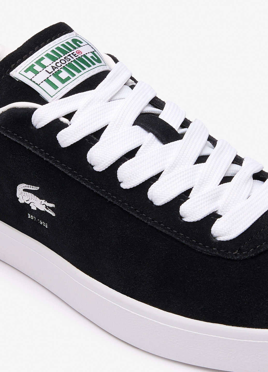 Черные кеды Lacoste