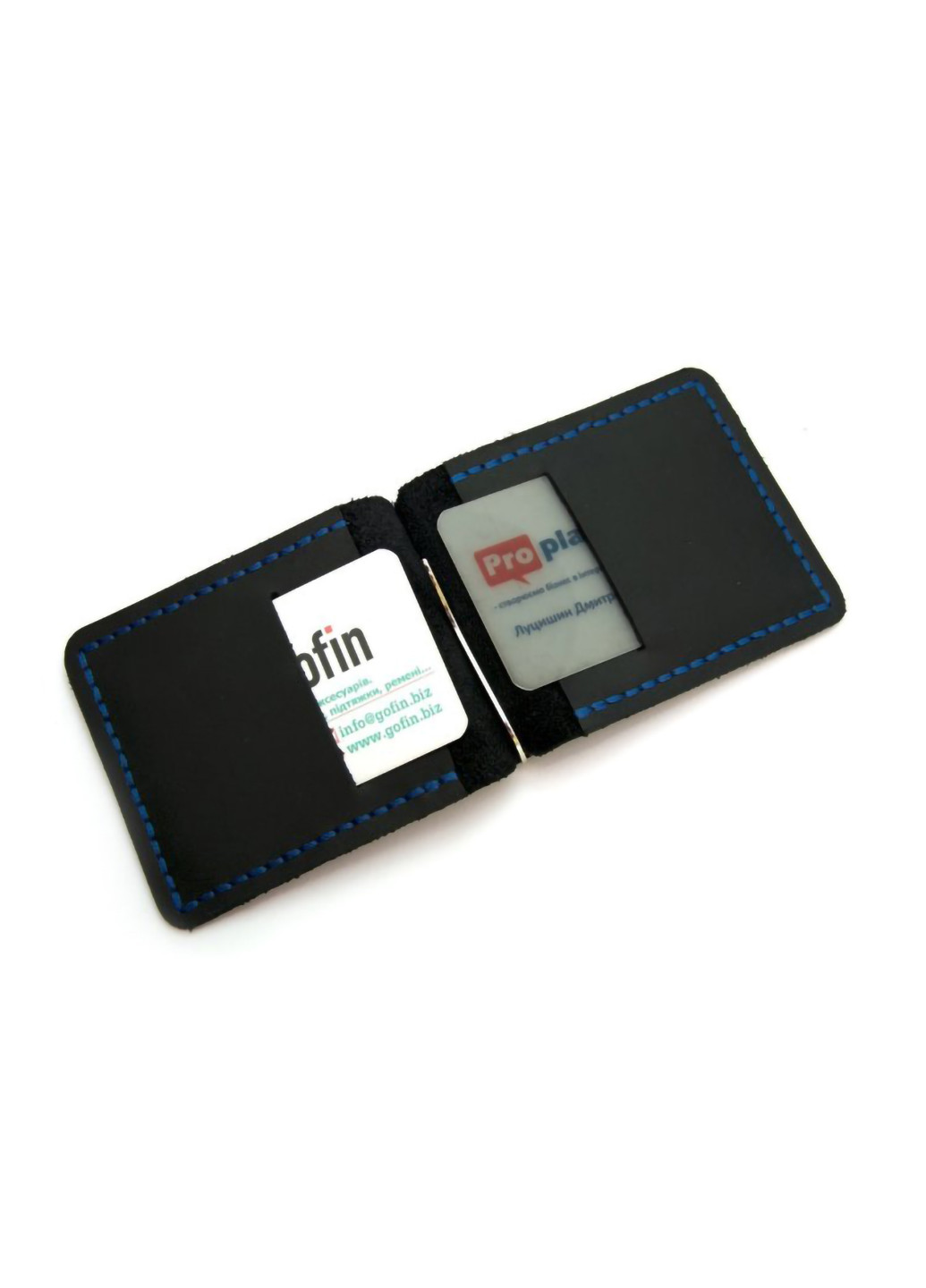 Кожаный зажим для купюр 11,5х8,5х0,5 см GOFIN (253174204)