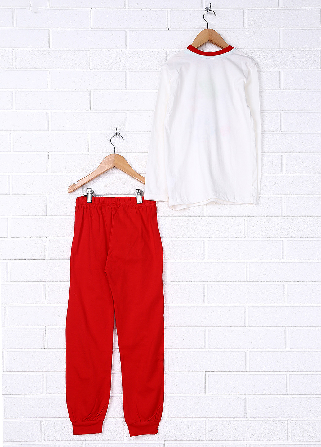 Красный демисезонный комплект (кофта, брюки) Cigit