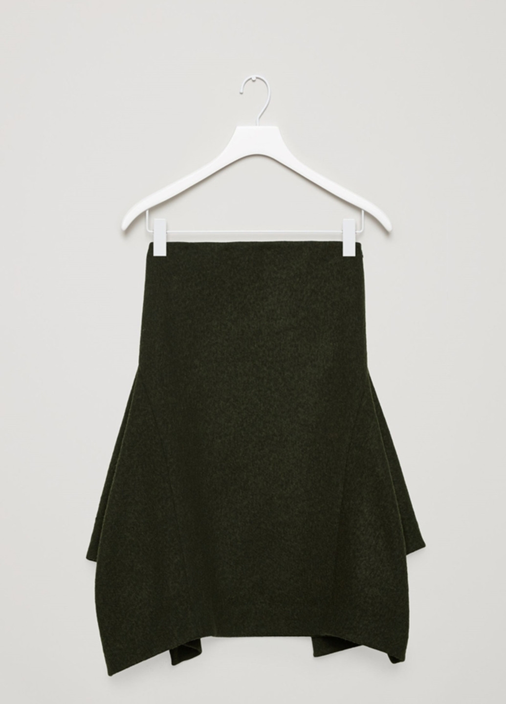 Темно-зеленая кэжуал однотонная юбка Cos миди