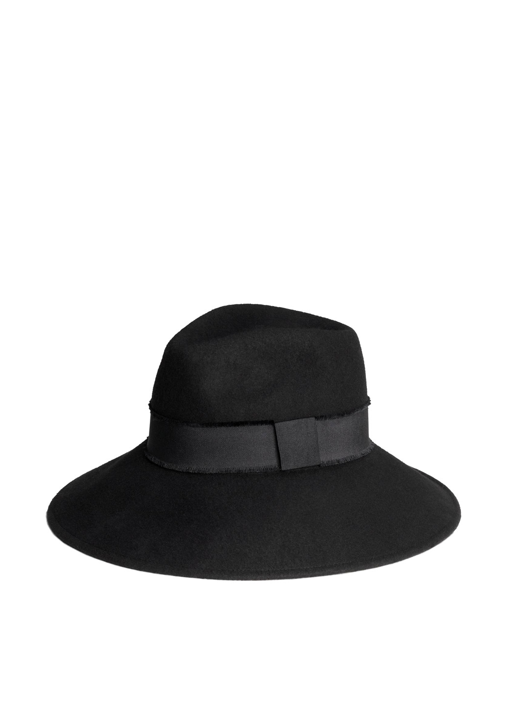 Шляпа H&M чёрная кэжуал шерсть